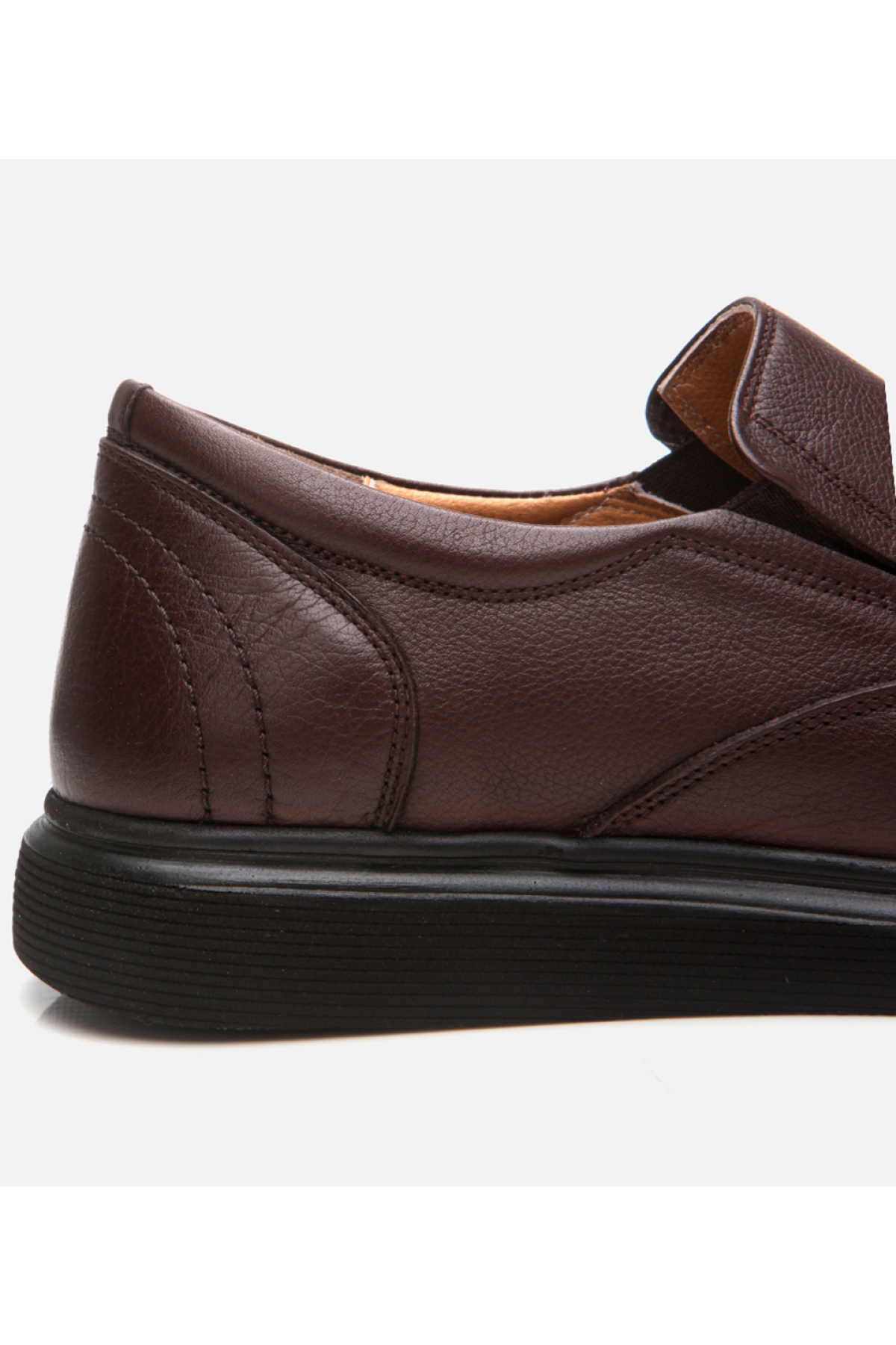 Erkek Deri Kahverengi Rahat Günlük Ayakkabı - Görsel 4
