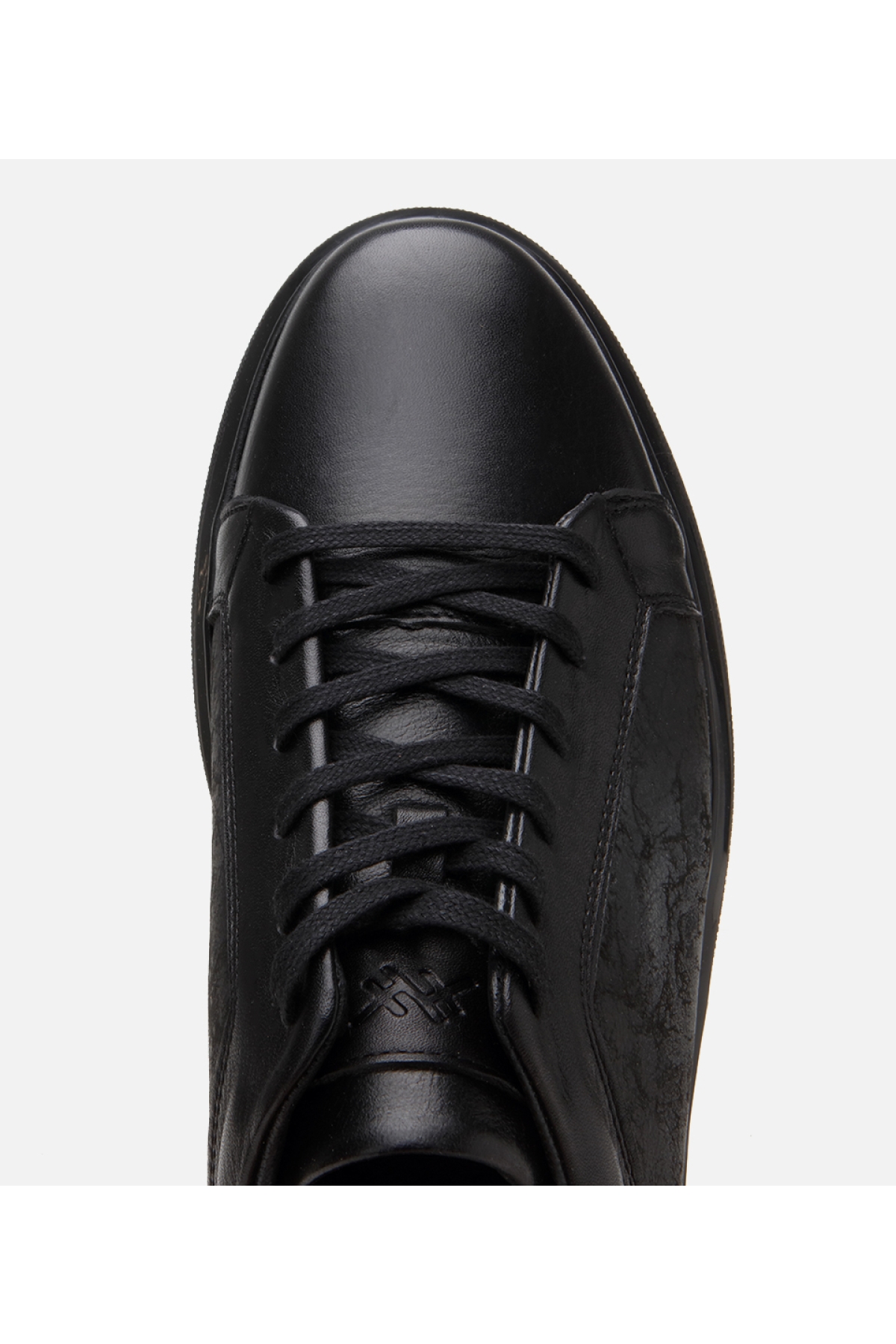 Erkek Deri Siyah Spor Ayakkabı - Görsel 5