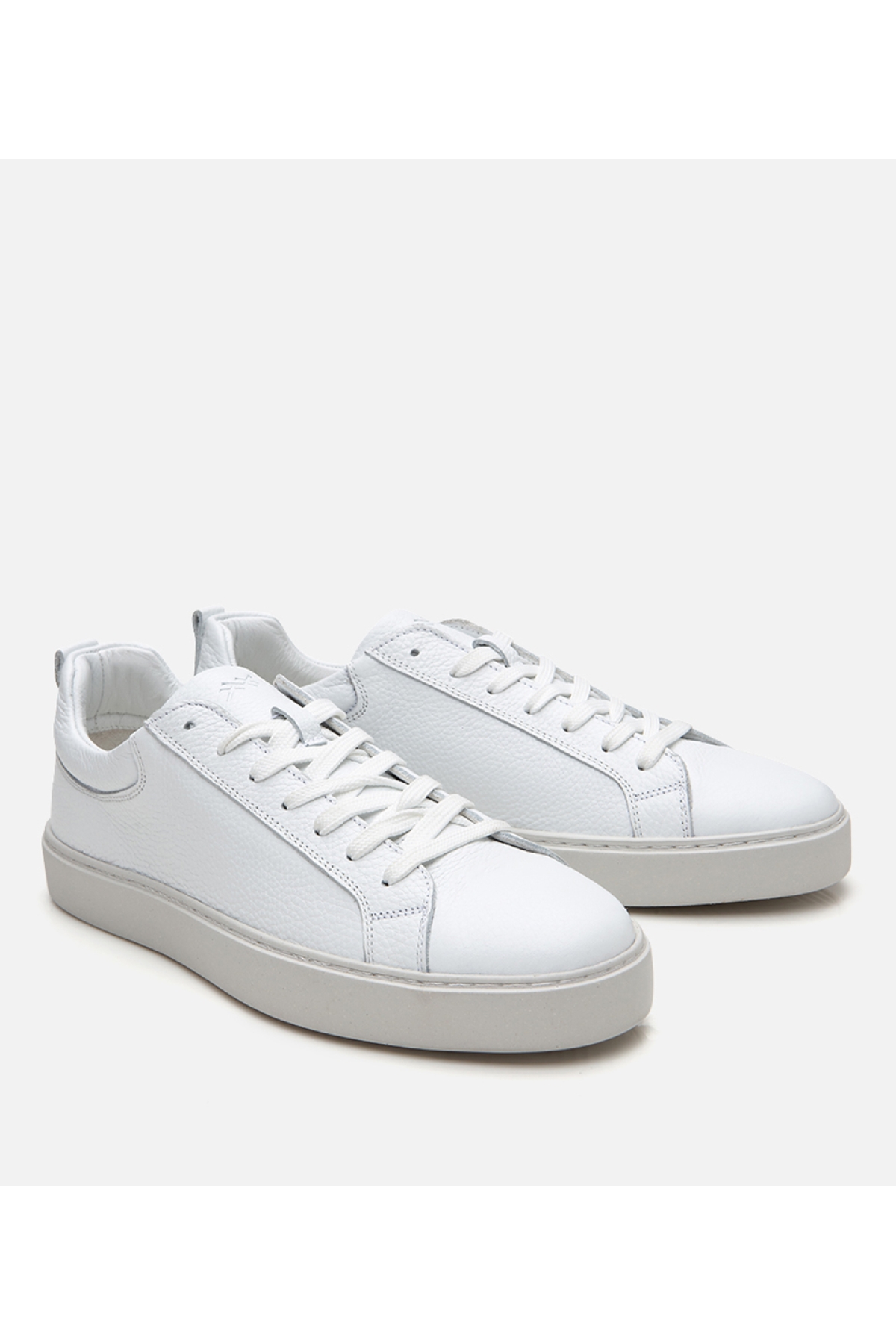 Erkek Deri Beyaz Günlük Ayakkabı - Görsel 3