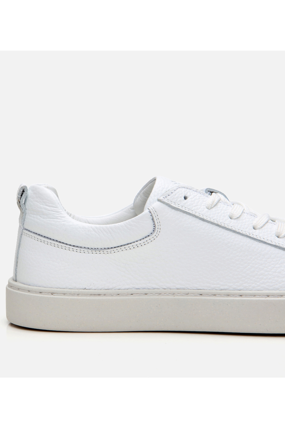 Erkek Deri Beyaz Günlük Ayakkabı - Görsel 4