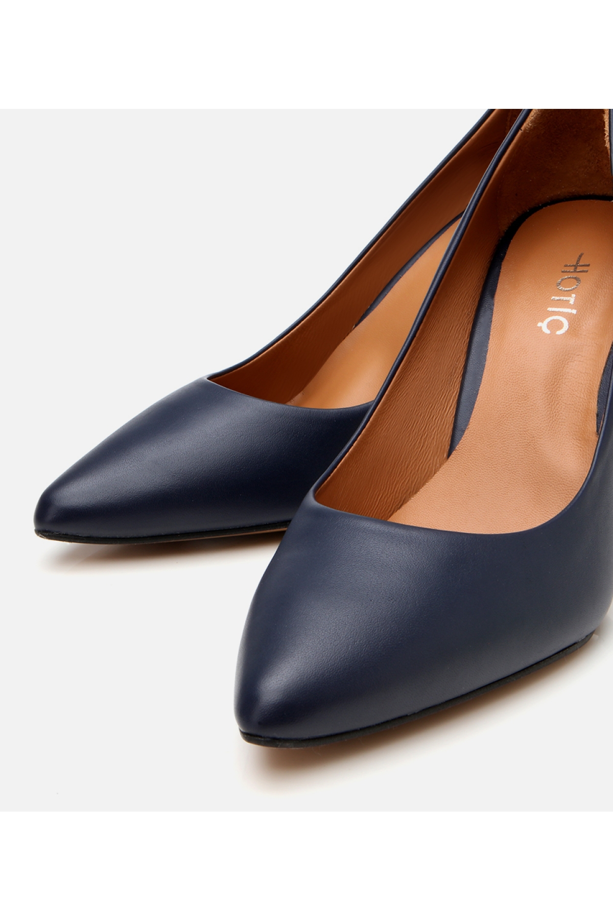 Kadın Deri Lacivert Yüksek Topuklu Stiletto - Görsel 4