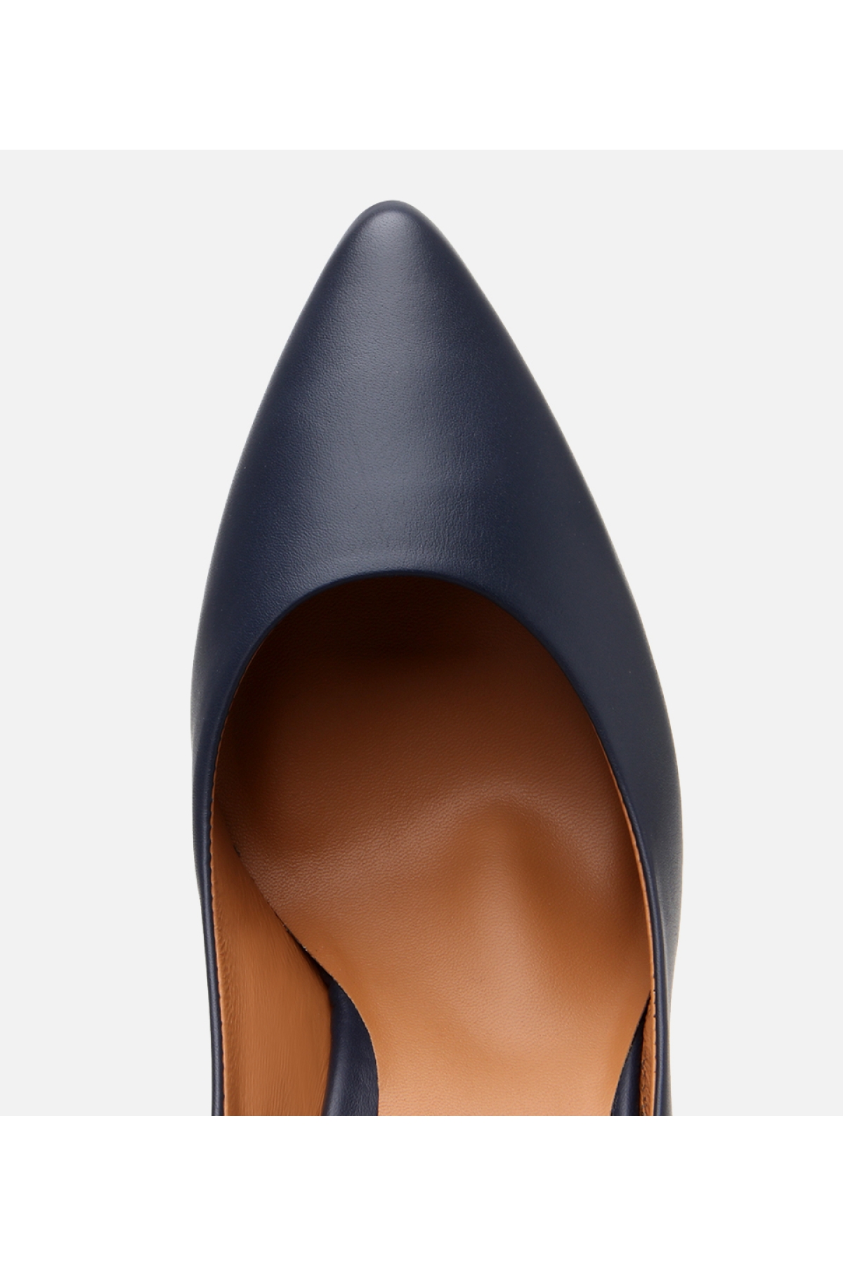 Kadın Deri Lacivert Yüksek Topuklu Stiletto - Görsel 5