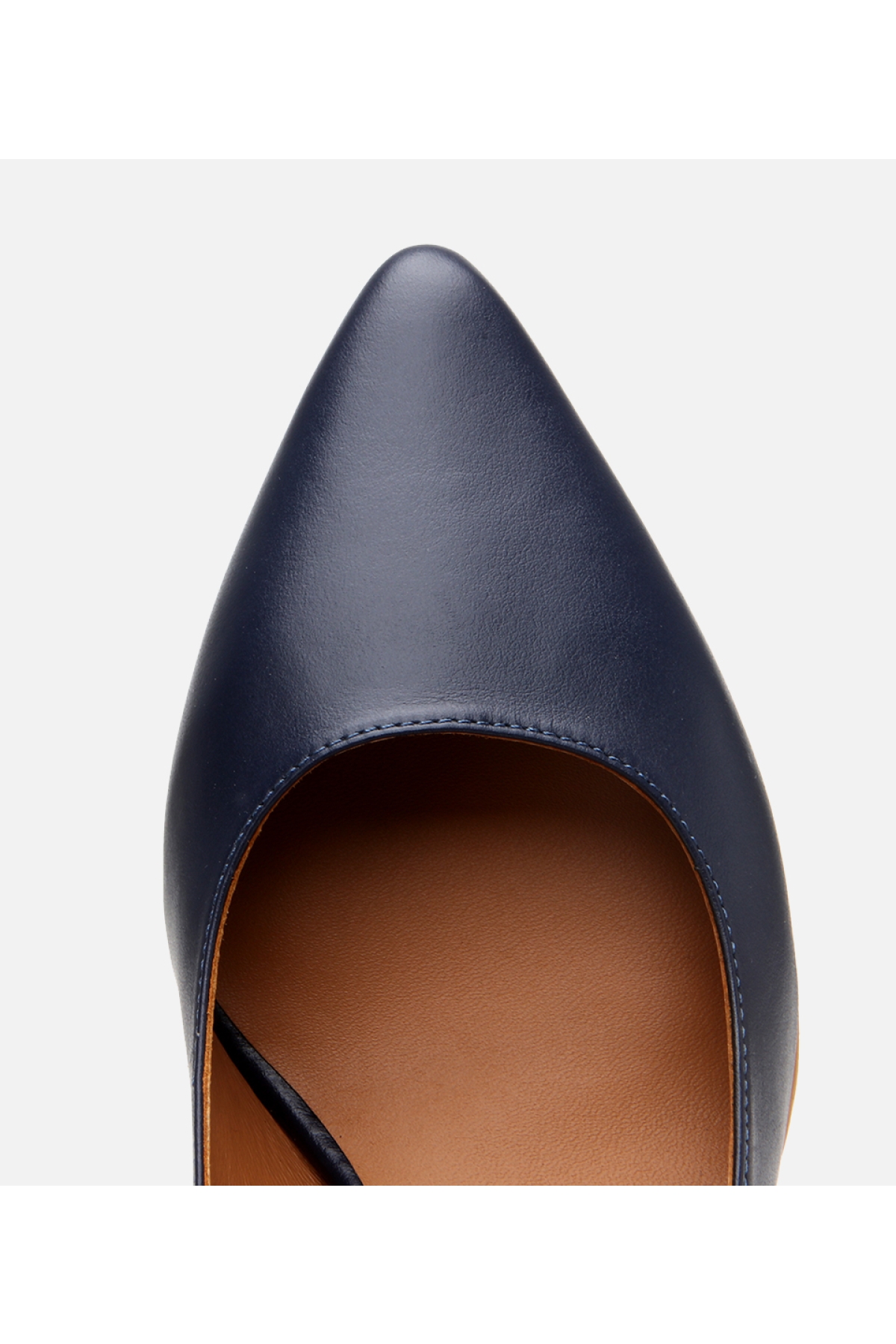 Kadın Deri Lacivert Stiletto - Görsel 5