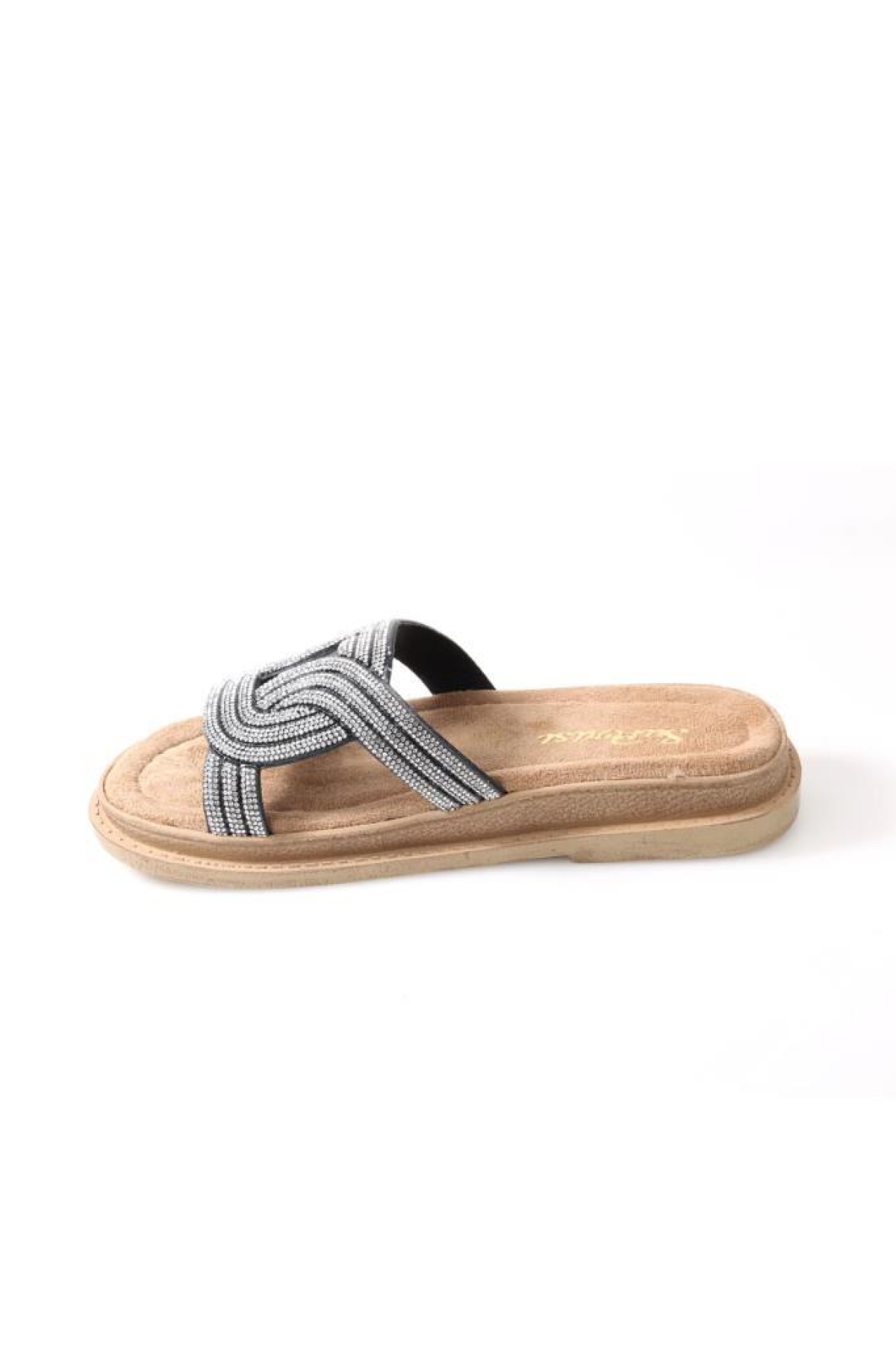 Sprs 02836 Günlük Kadın Taşlı Terlik - Görsel 4