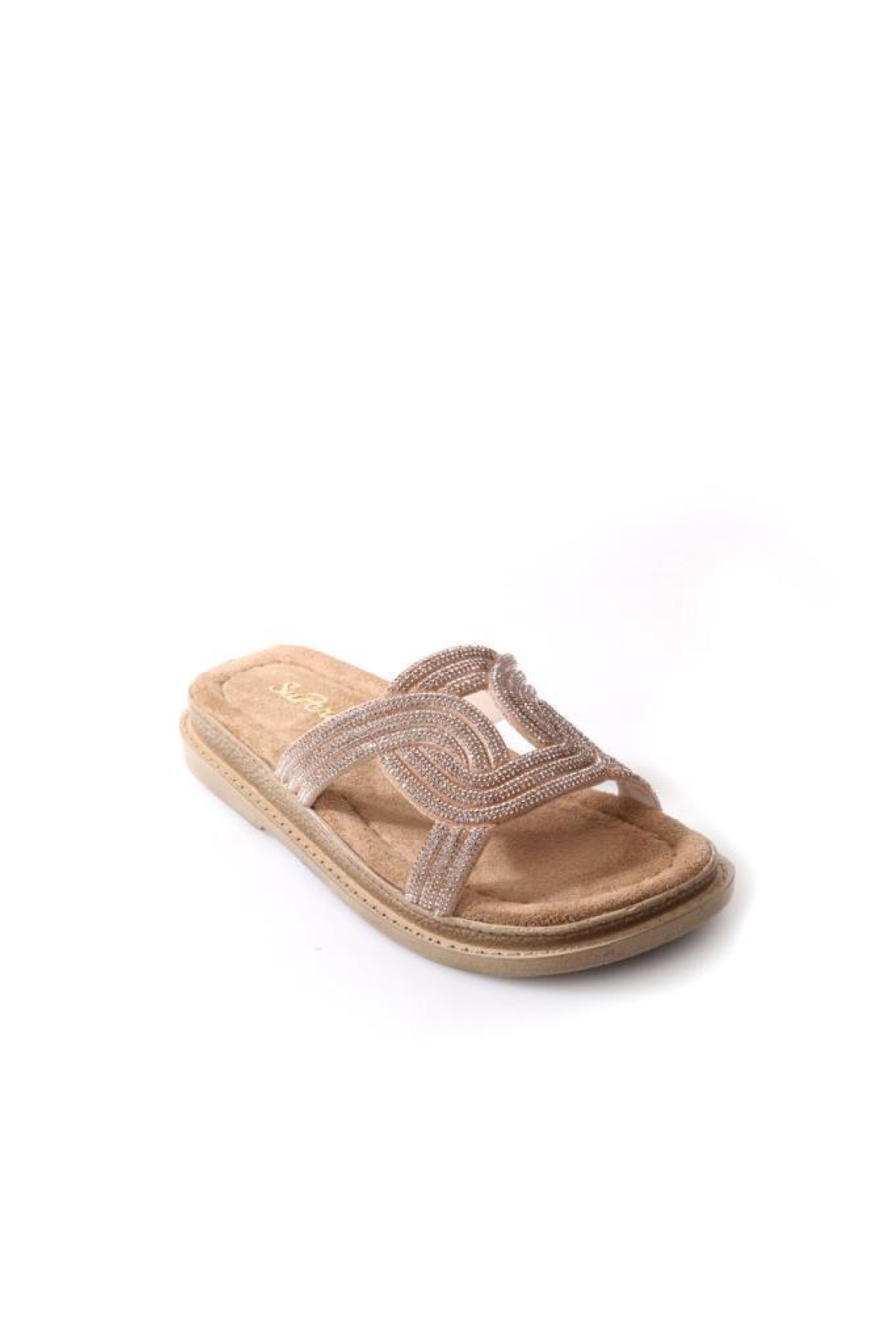 Sprs 02836 Günlük Kadın Taşlı Terlik - Görsel 2