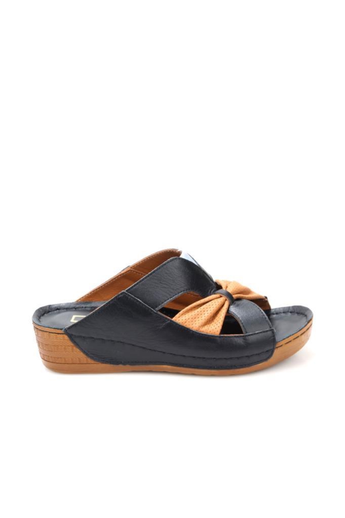 Pisagor Ps-32710 Ortopedik Kadın Hakiki Deri Terlik - Görsel 2