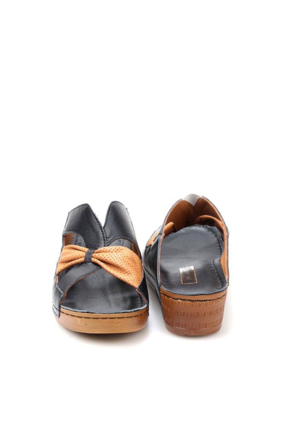 Pisagor Ps-32710 Ortopedik Kadın Hakiki Deri Terlik - Görsel 5