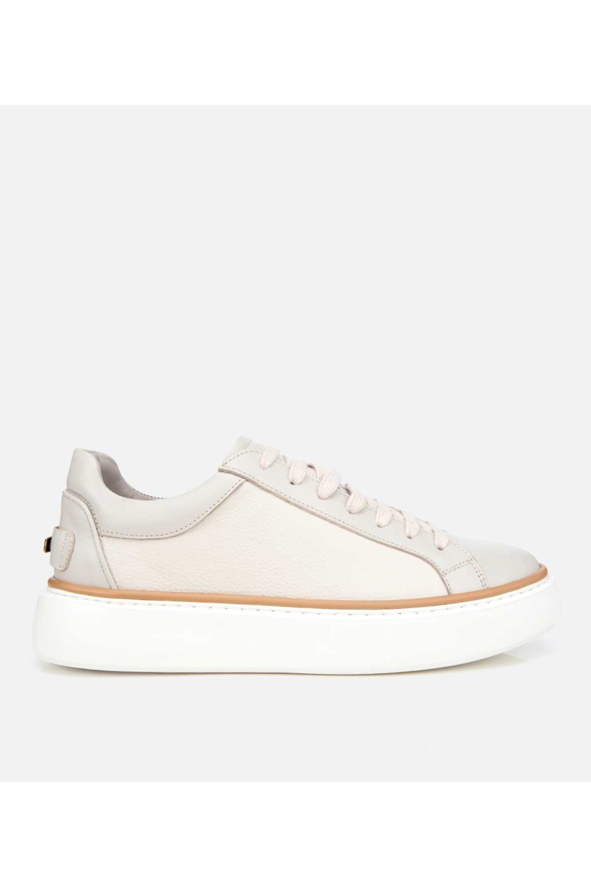 Erkek Deri Bej Günlük Ayakkabı - Görsel 2