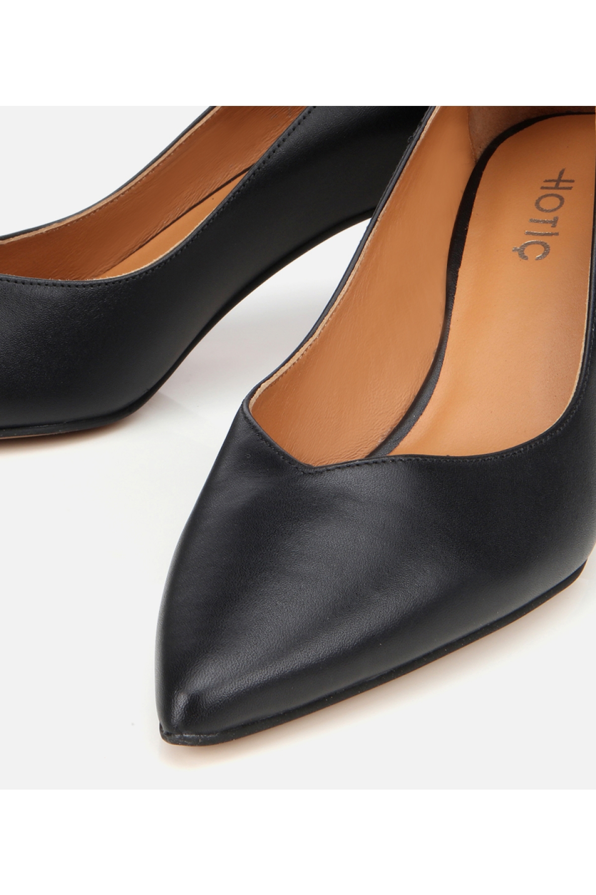 Kadın Deri Siyah İnce Topuklu Stiletto - Görsel 3