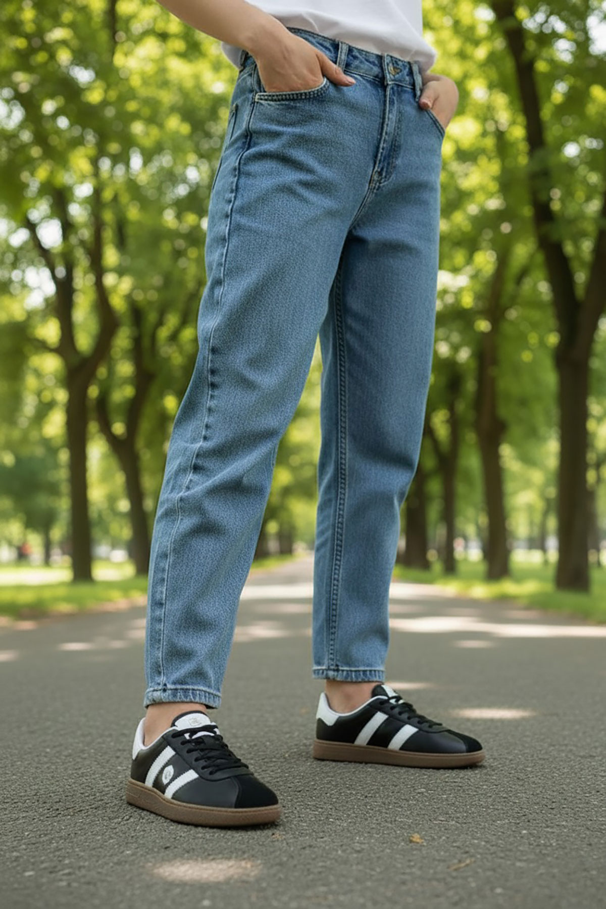 FROSTY PU WMN 5PR Siyah Kadın Sneaker - Görsel 3