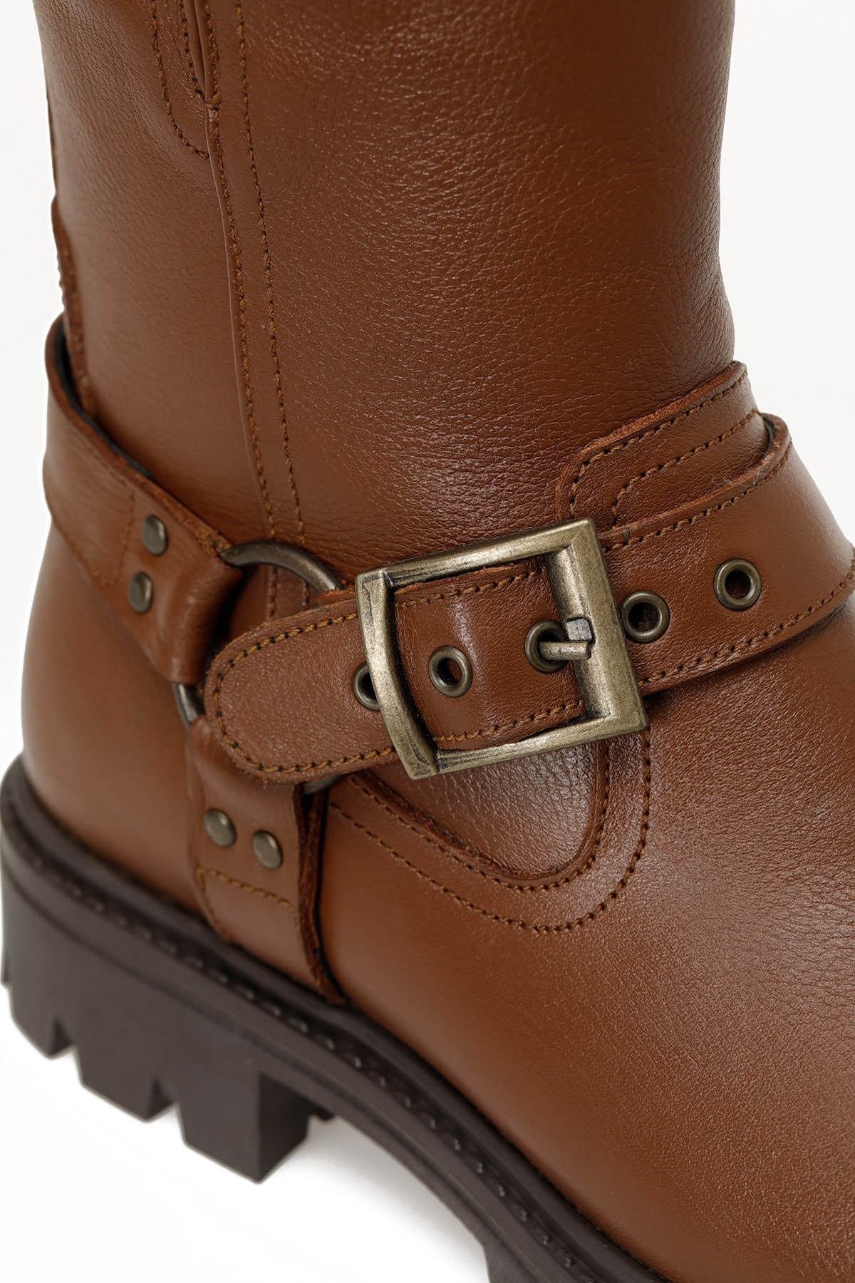 MARISOL 5PR Taba Kadın Biker Bot - Görsel 8