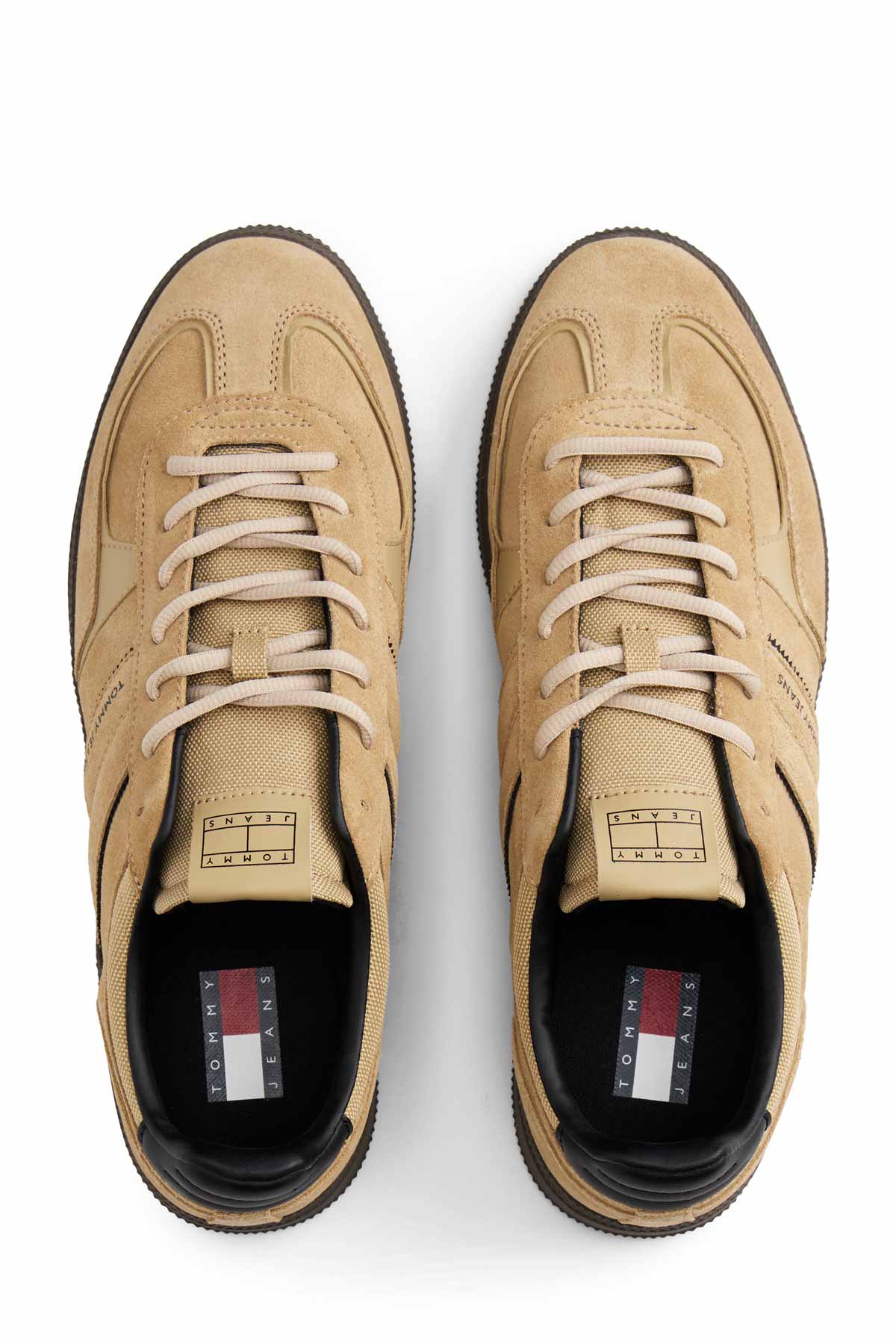 Tommy Hilfiger THE GREENWICH EDGE SUEDE Taupe Erkek Sneaker - Görsel 6