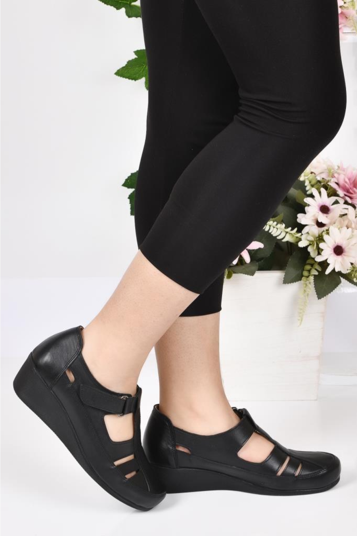 Scavia 02131 Orto Pedik Kadın Deri Günlük Ayakkabı - Görsel 3