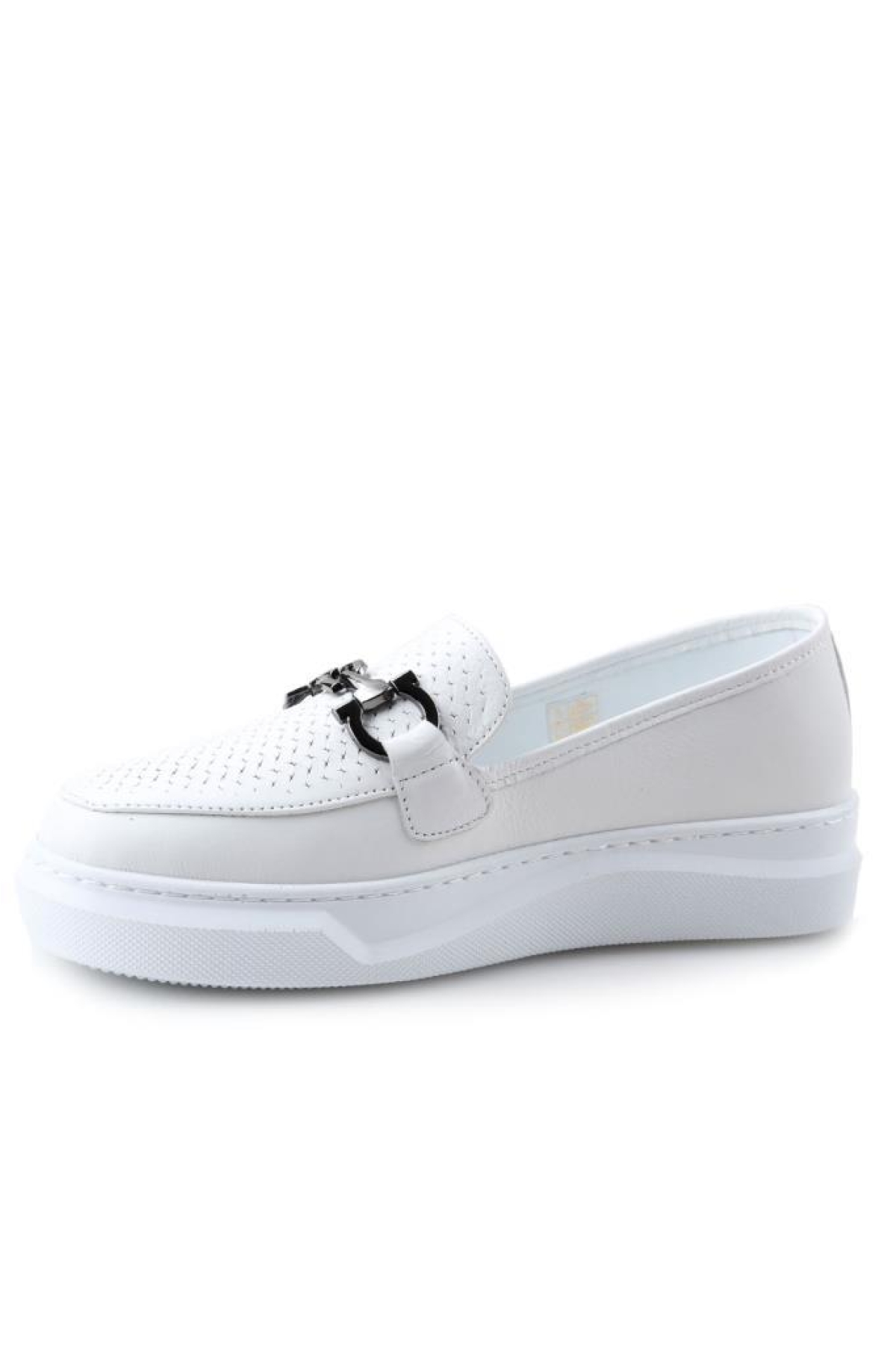 23039 Orto Pedik Kadın Günlük Hakiki Deri Ayakkabı - Görsel 4