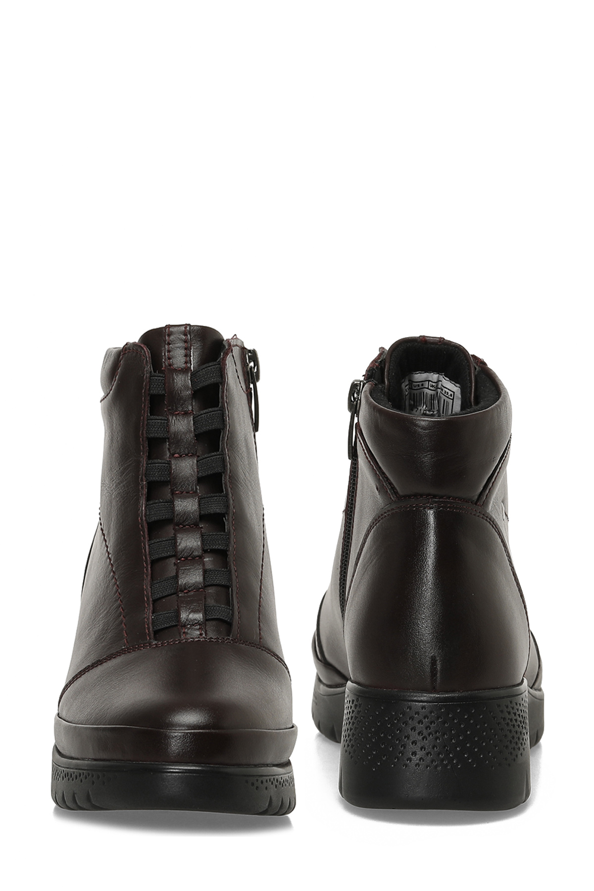 Polaris 5 Nokta 105653.Z5PR Bordo Kadın Dolgu Topuk Bot - Görsel 6