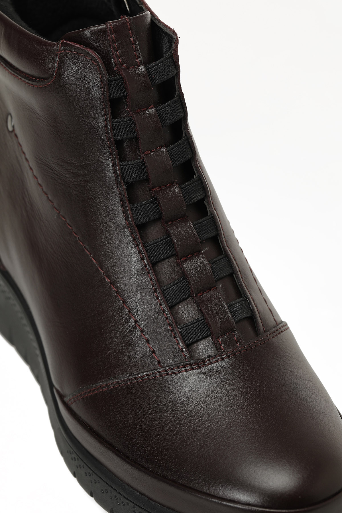 Polaris 5 Nokta 105653.Z5PR Bordo Kadın Dolgu Topuk Bot - Görsel 8