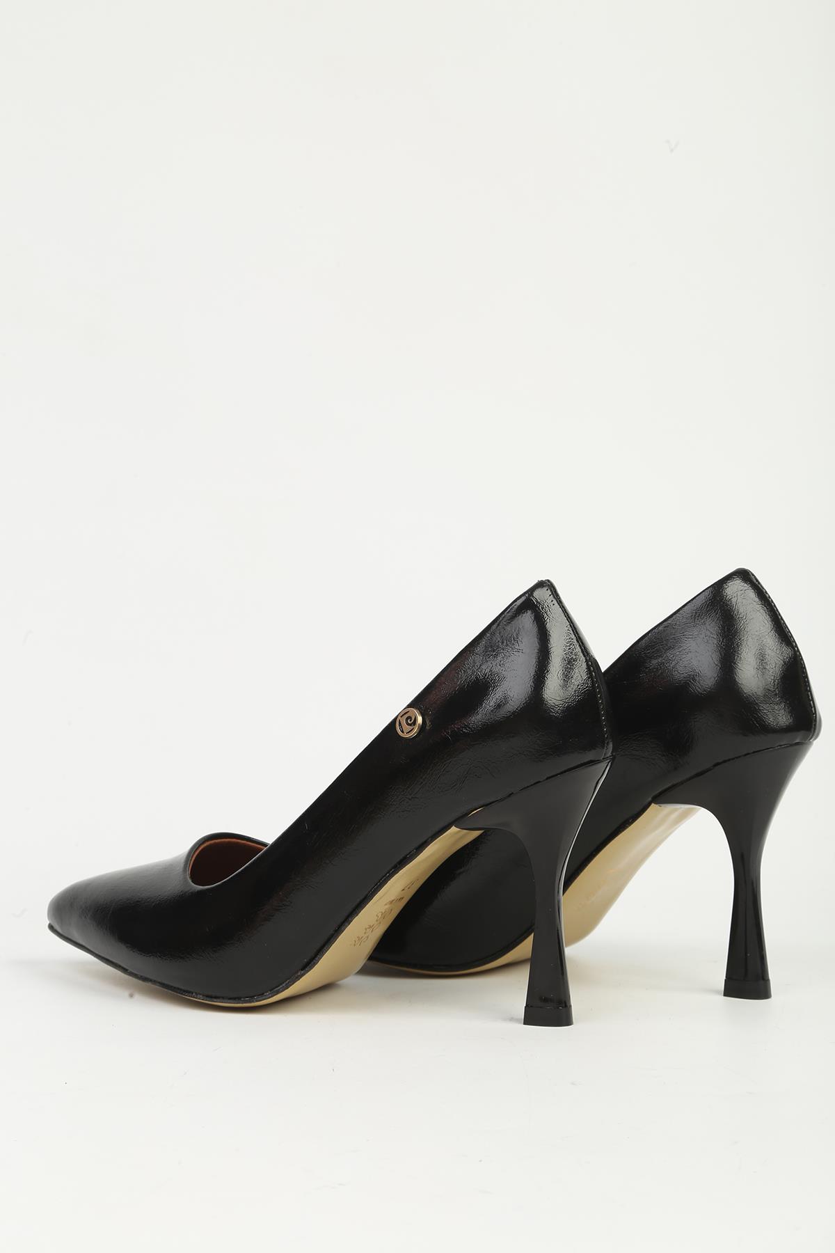 Siyah Topuklu Ayakkabı PC-54964 - Görsel 4