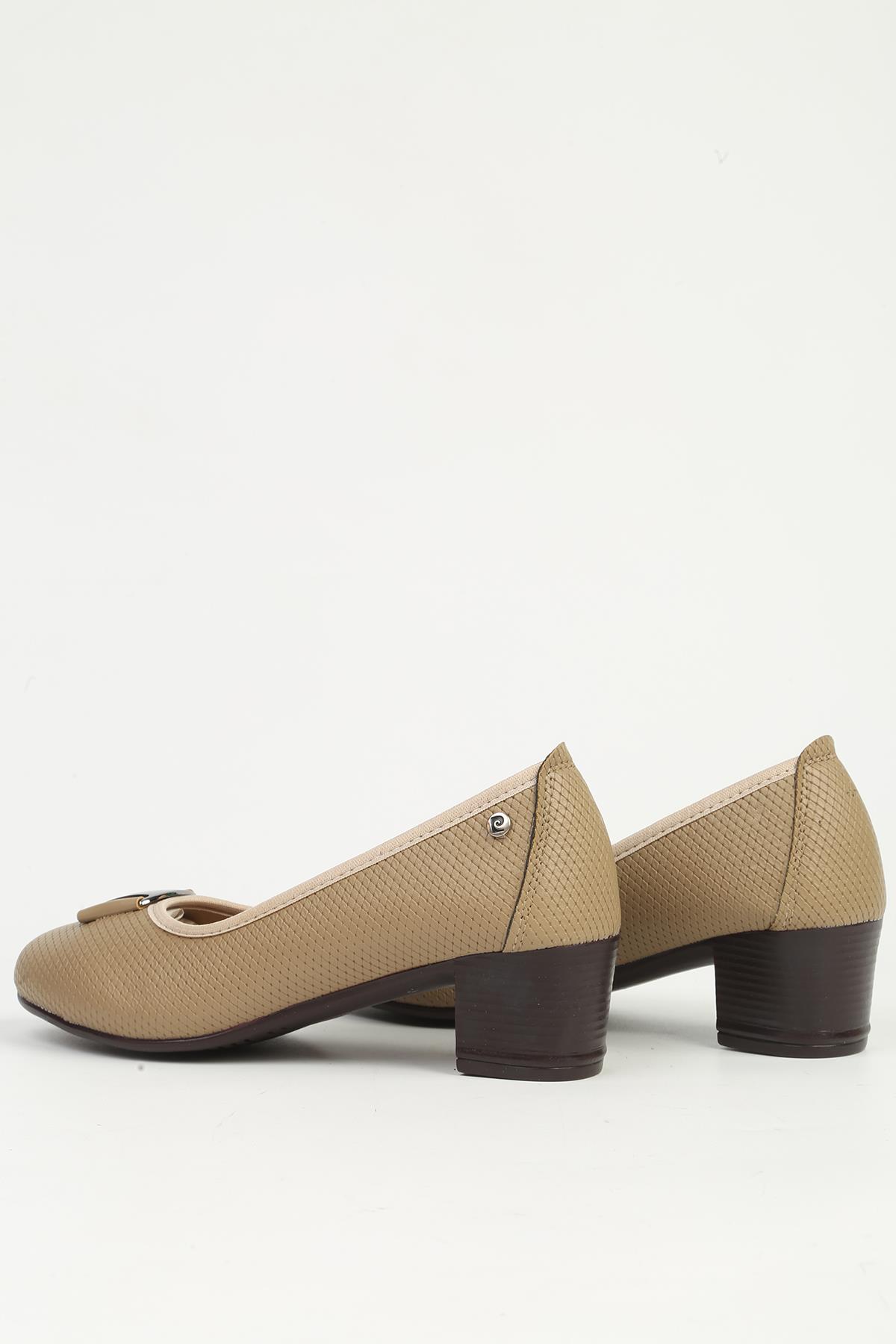 Bej Topuklu Ayakkabı PC-54940 - Görsel 4
