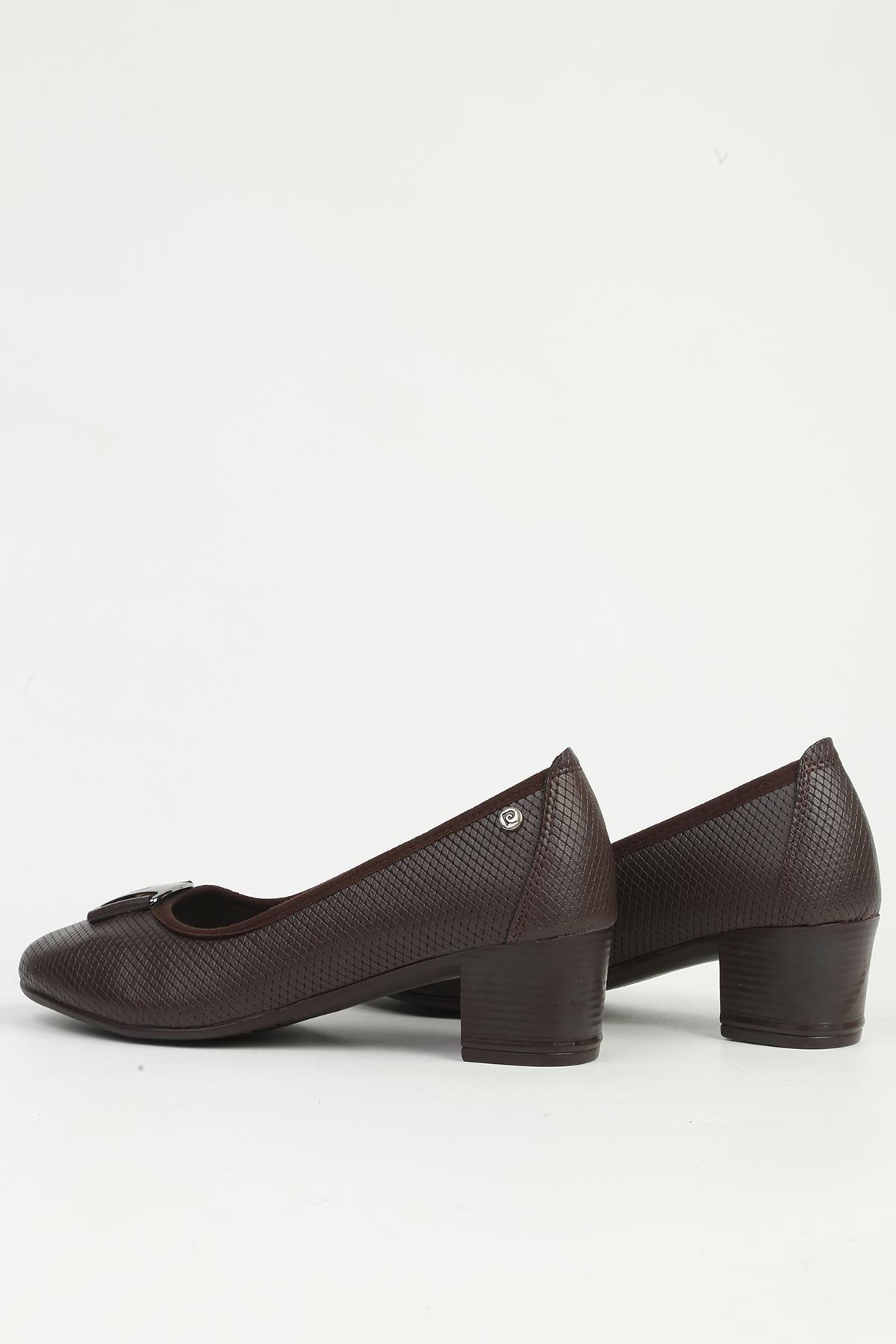 Kahve Topuklu Ayakkabı PC-54940 - Görsel 4