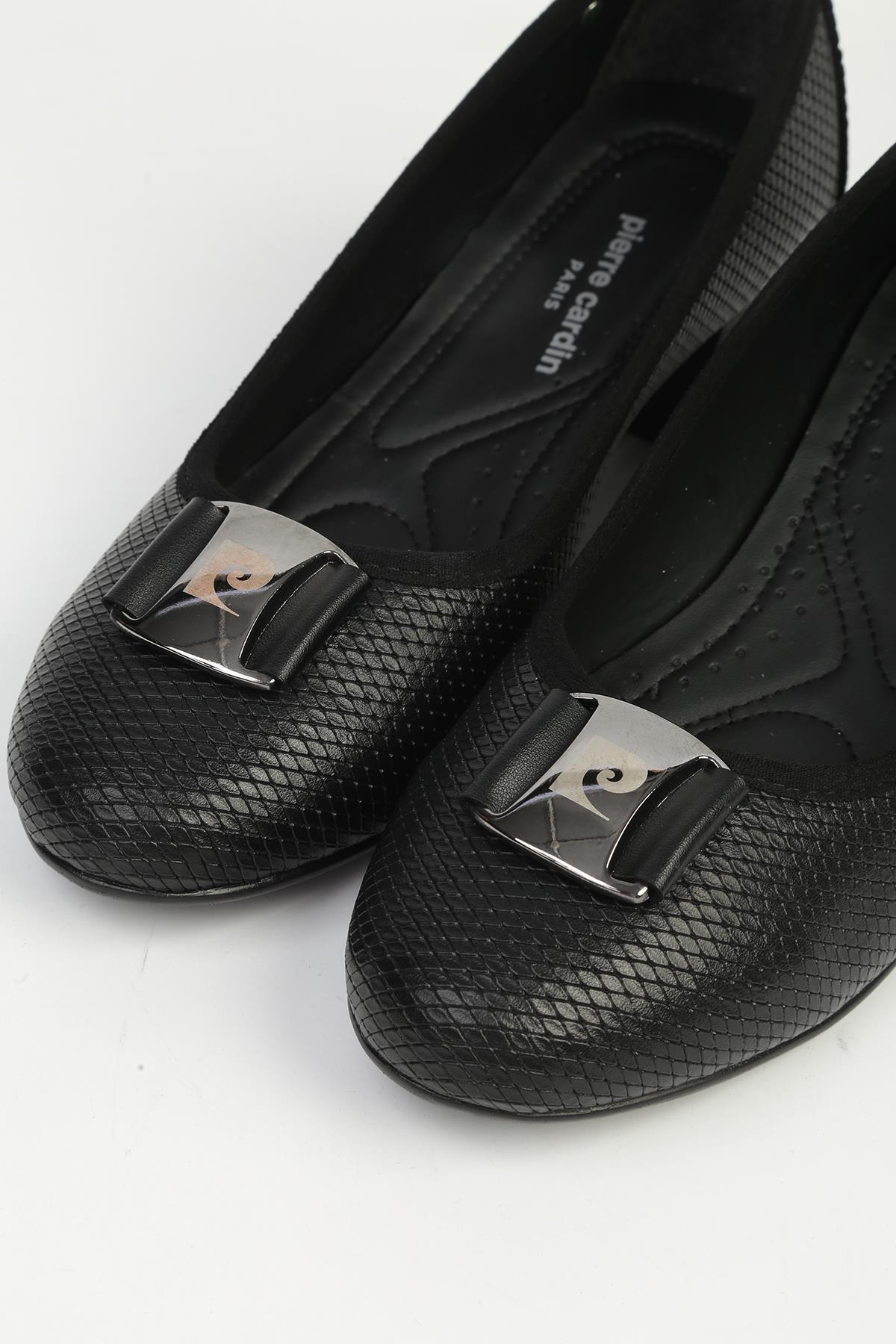 Siyah Topuklu Ayakkabı PC-54940 - Görsel 5