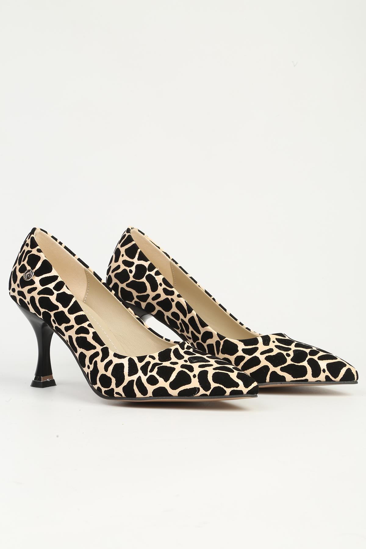 Bej Topuklu Ayakkabı PC-55204 - Görsel 3