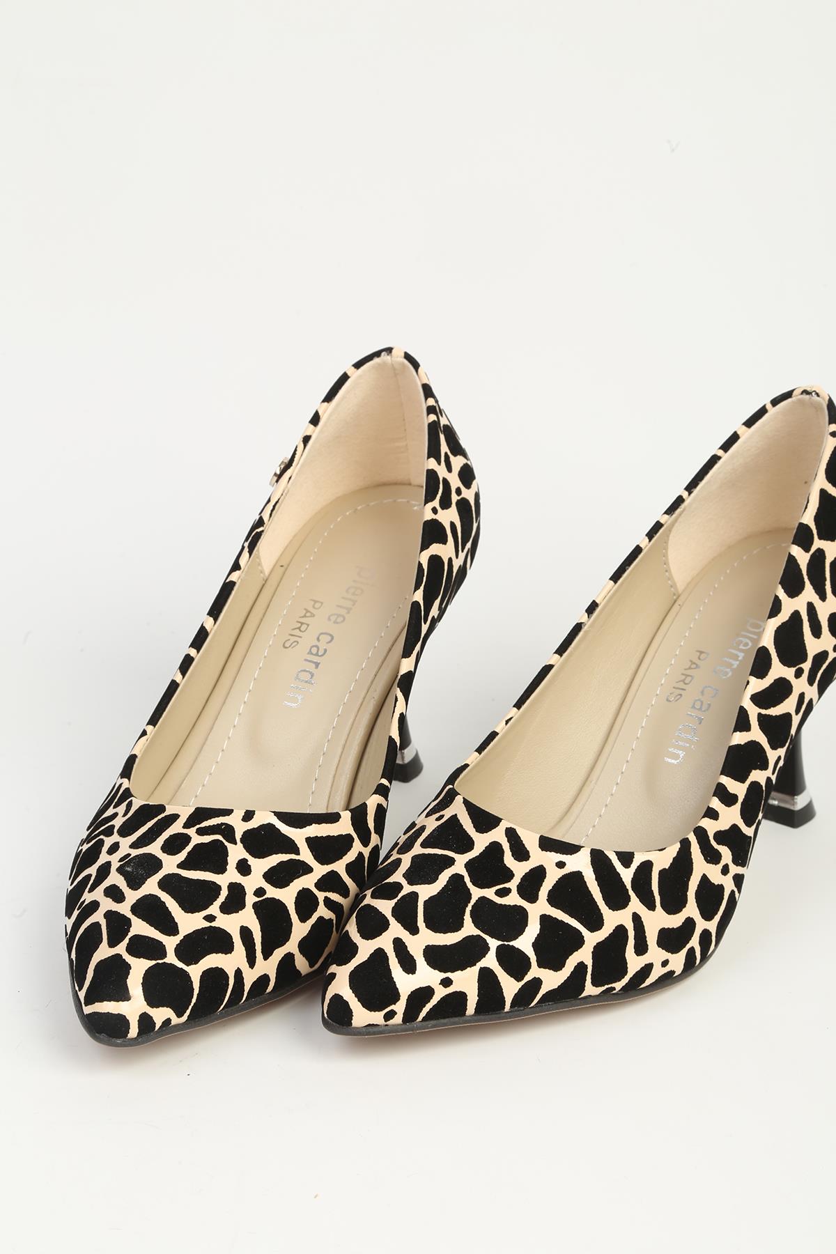 Bej Topuklu Ayakkabı PC-55204 - Görsel 5