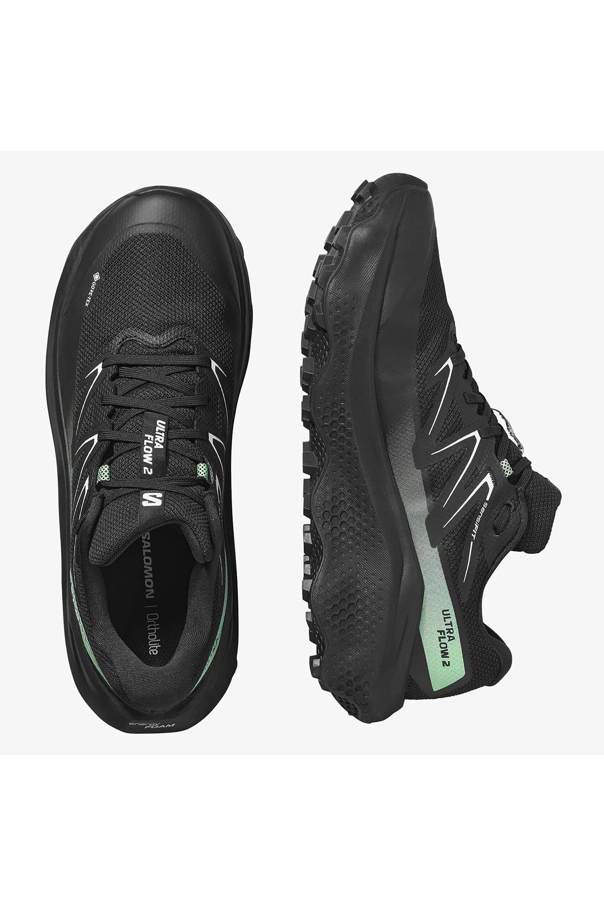 Ultra Flow 2 Goretex Erkek Siyah Koşu Ayakkabısı - Görsel 5