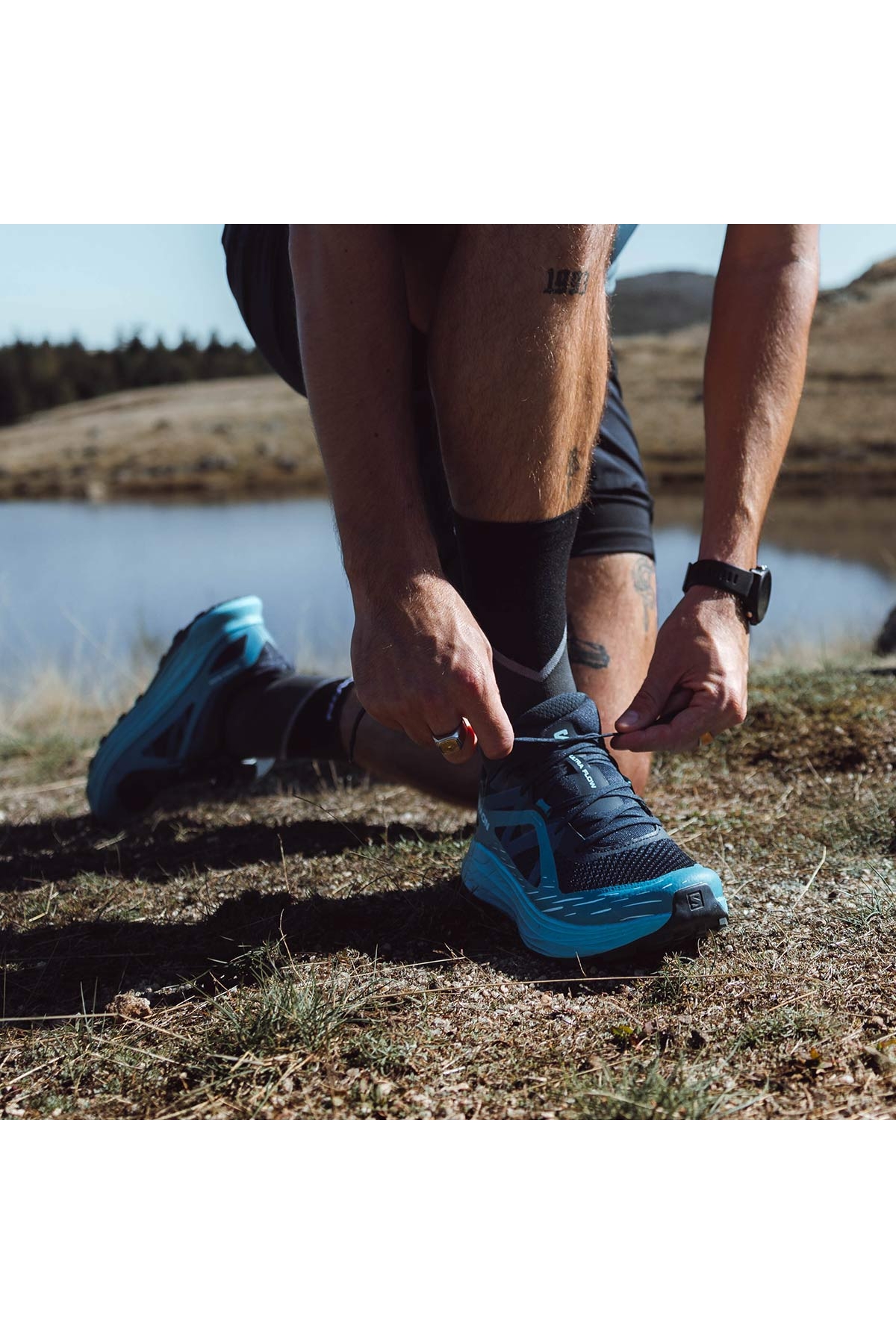 Ultra Flow 2 Goretex Erkek Siyah Koşu Ayakkabısı - Görsel 7