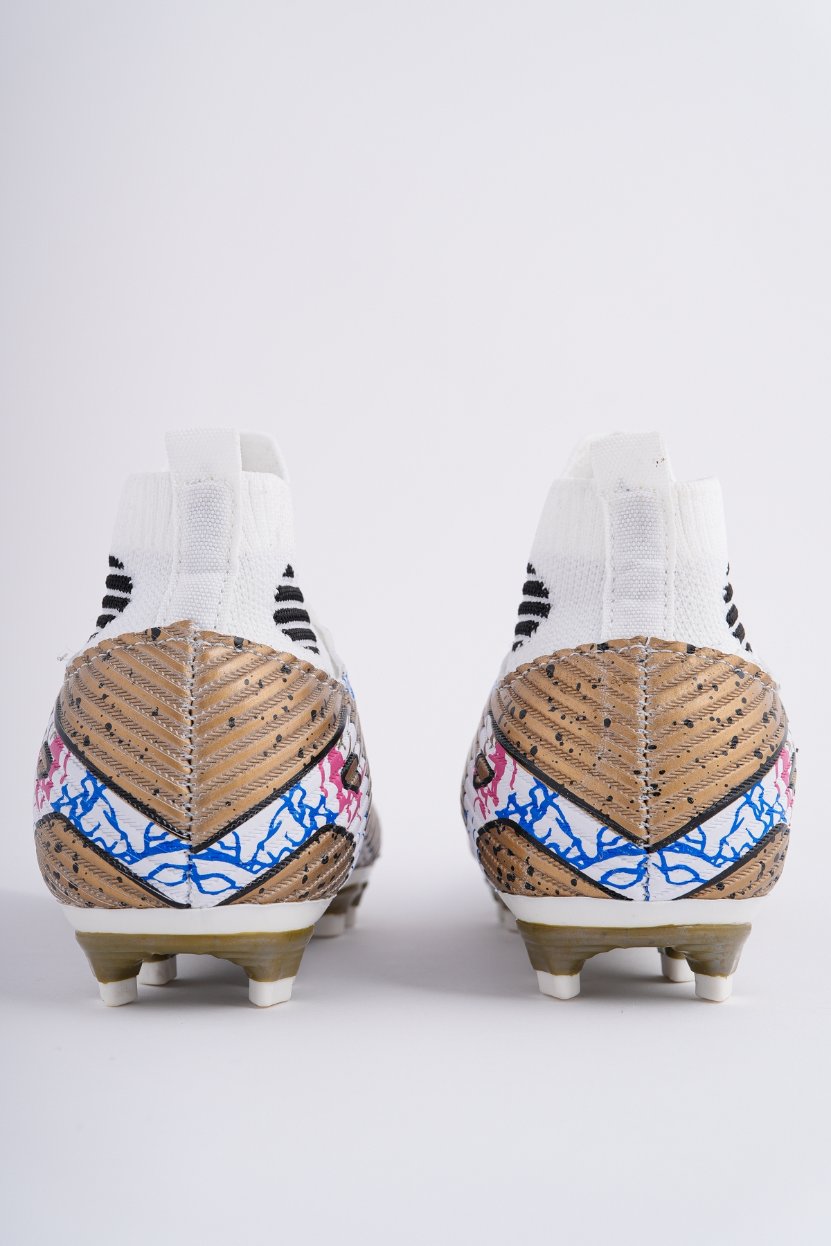 6501 KRAMPON ÇORAPLI BİLEKTEN SARMALI ÇİVİSİZ ERGONOMİK ESNEK FUTBOL KRAMPON AYAKKABI - Görsel 4