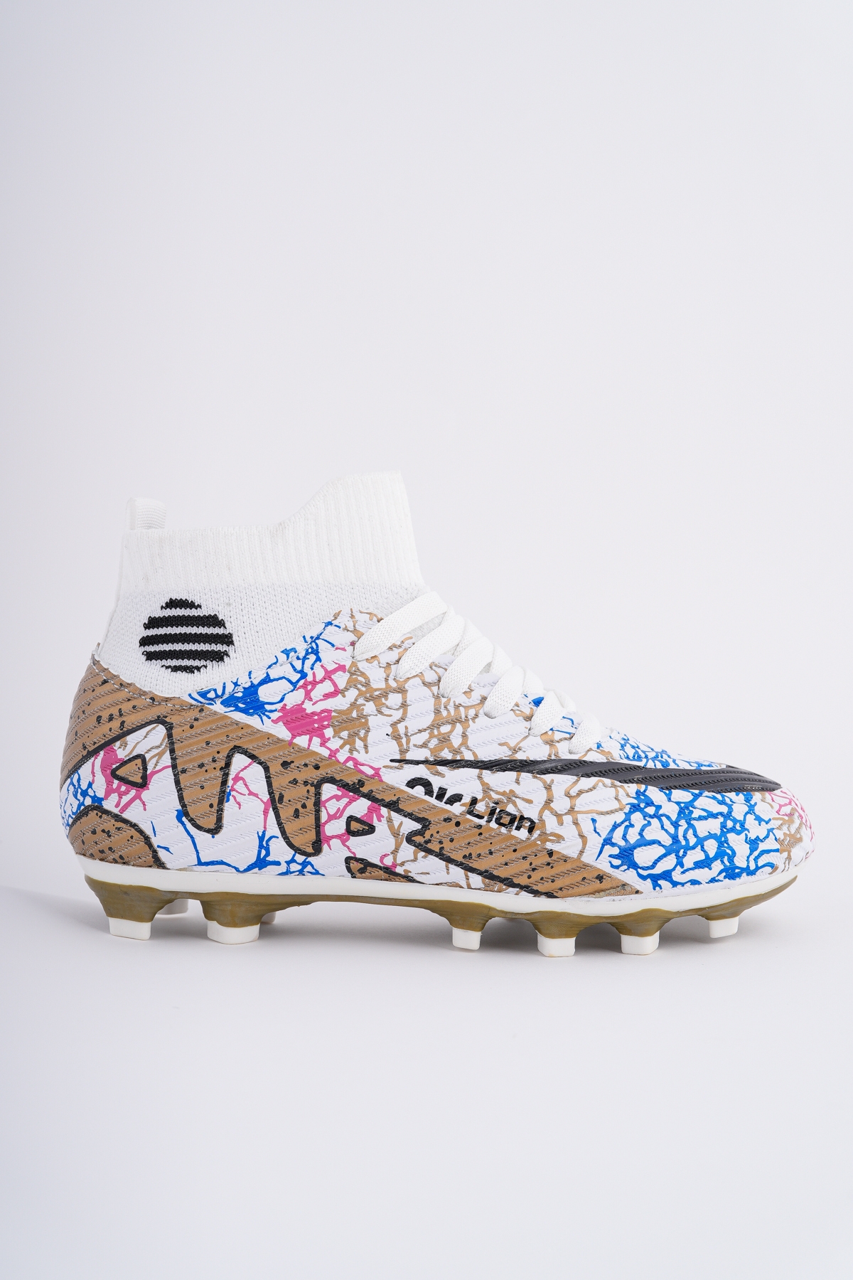 6501 KRAMPON ÇORAPLI BİLEKTEN SARMALI ÇİVİSİZ ERGONOMİK ESNEK FUTBOL KRAMPON AYAKKABI - Görsel 5