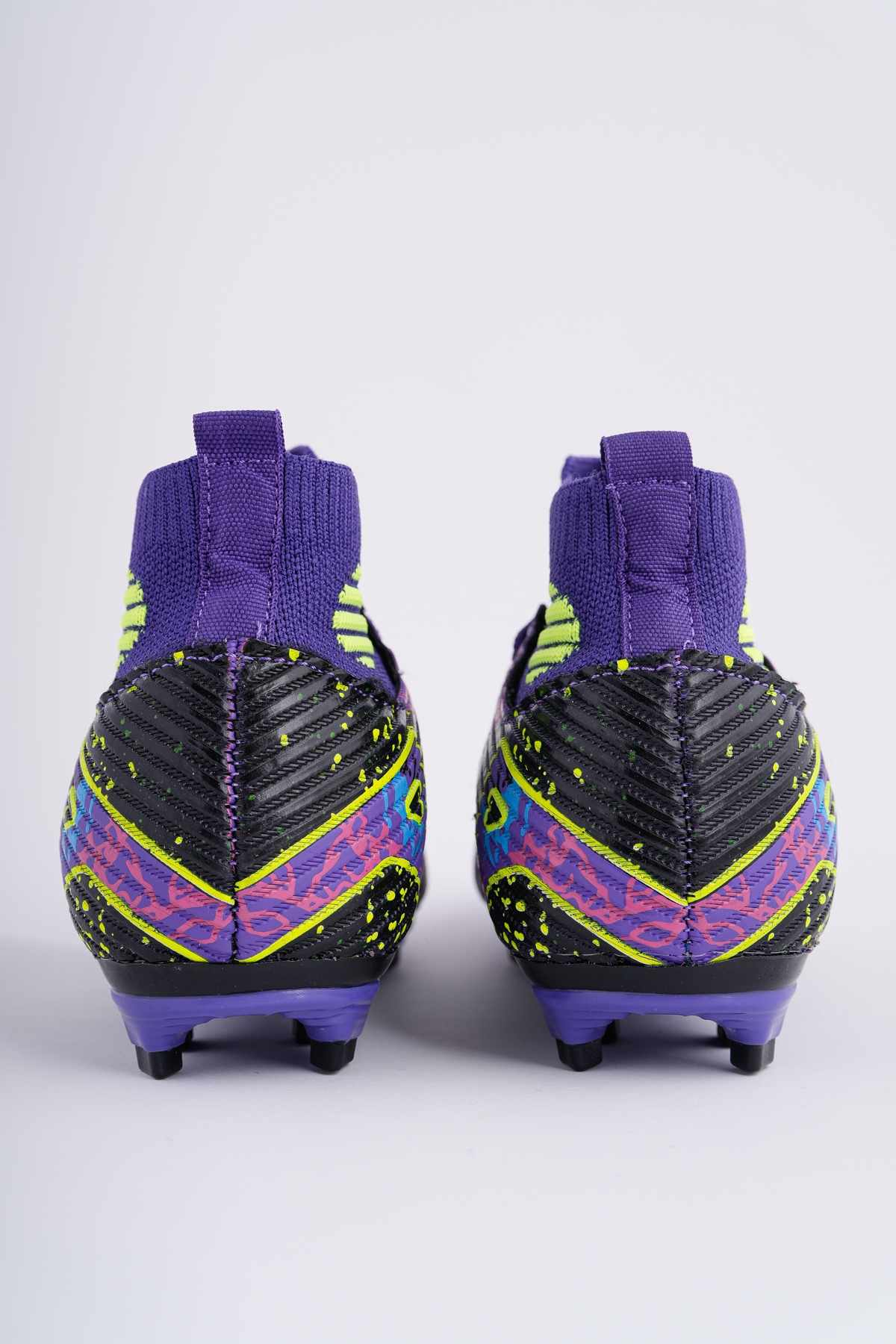 6501 KRAMPON ÇORAPLI BİLEKTEN SARMALI ÇİVİSİZ ERGONOMİK ESNEK FUTBOL KRAMPON AYAKKABI - Görsel 5