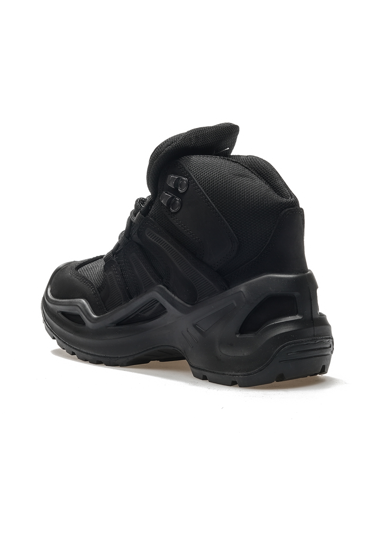 Erkek Hakiki Deri Su Geçirmez Tactical Postal Bot (36-40) 24k G3102ns Siyah Nubuk - Görsel 4