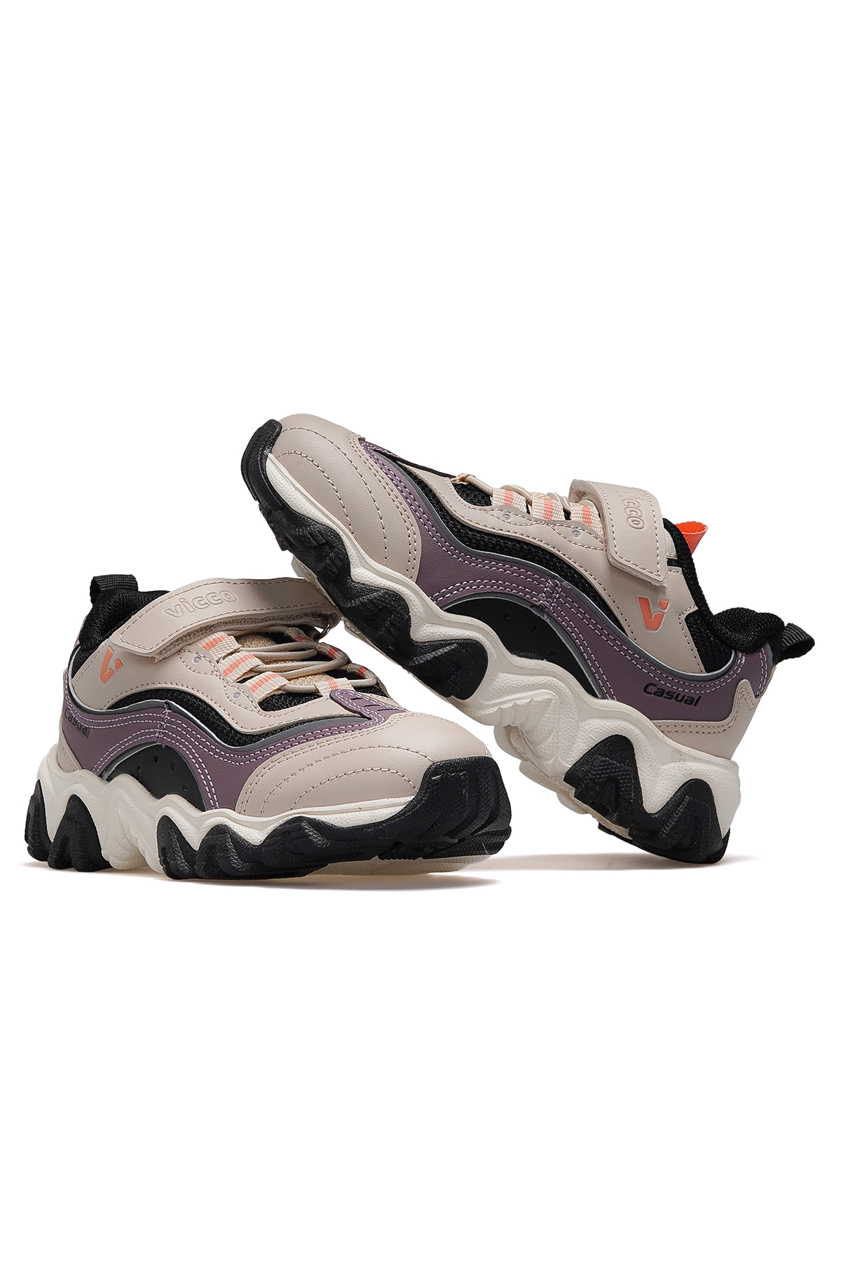 Pote Erkek Çocuk Günlük Sneaker Spor Ayakkabı 25k 346.244 Pe Bej - Görsel 7