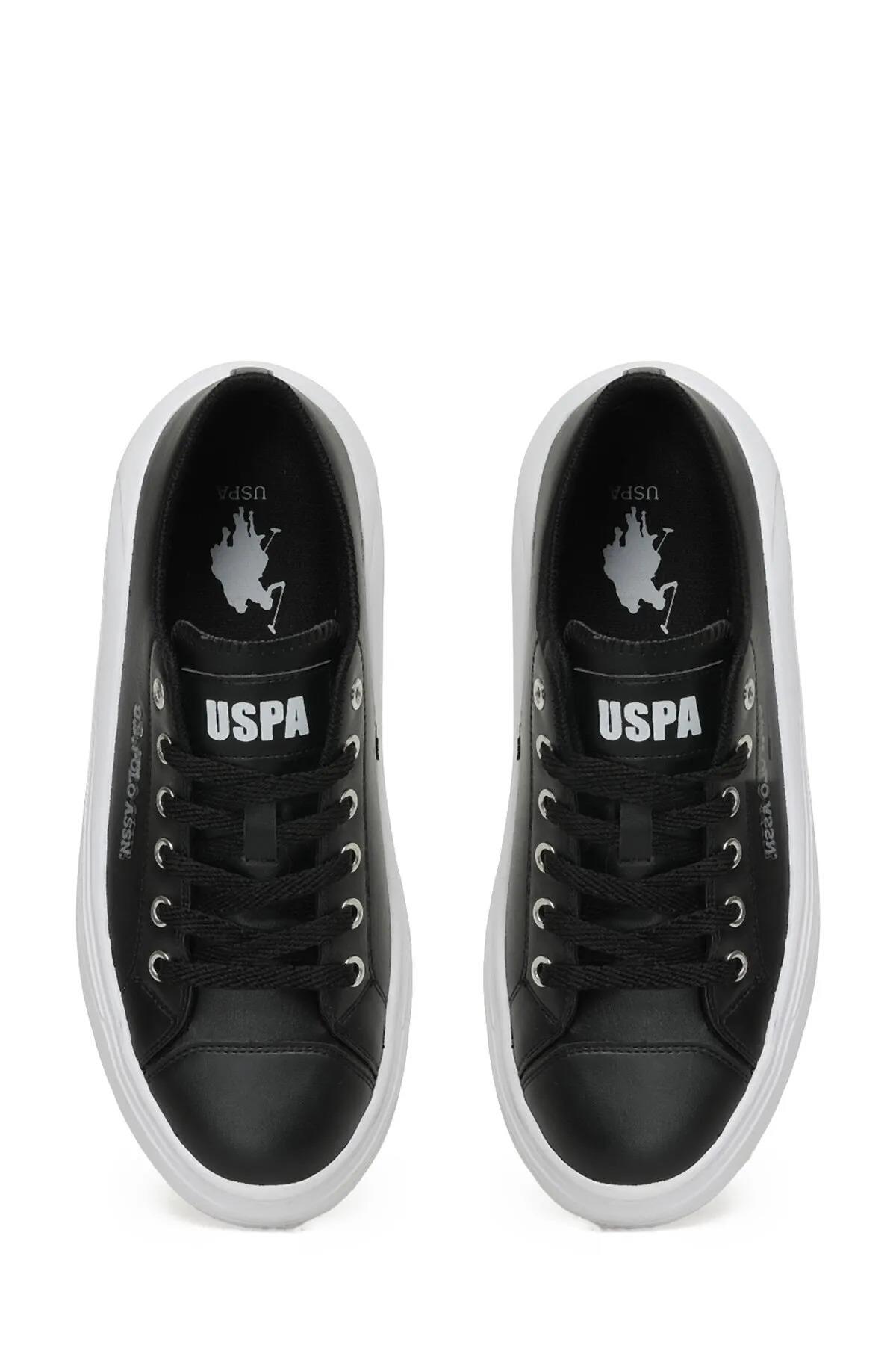 POLO ASSN. Cleme 3Pr Siyah Kadın Sneaker Ayakkabı 101390013 - Görsel 4