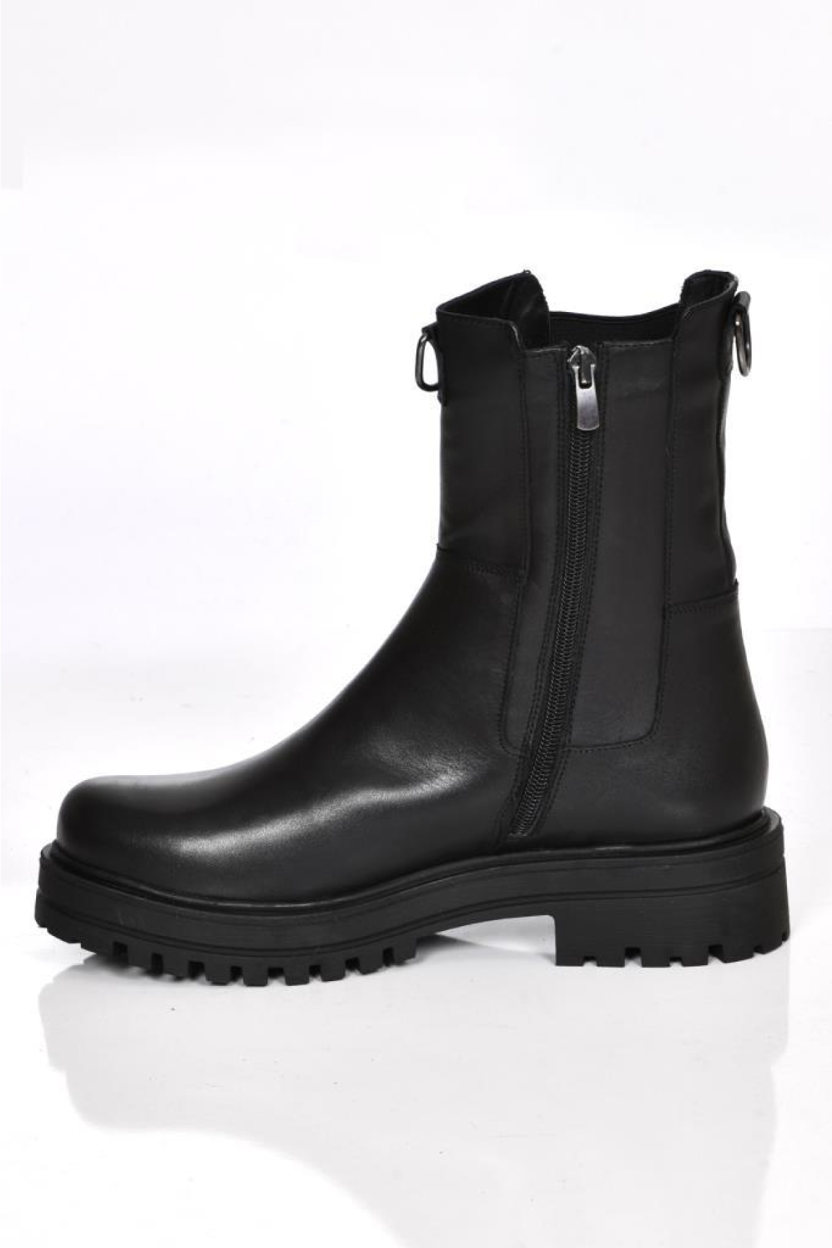 66179 Kadın Günlük Hakiki Deri Bot - Görsel 5