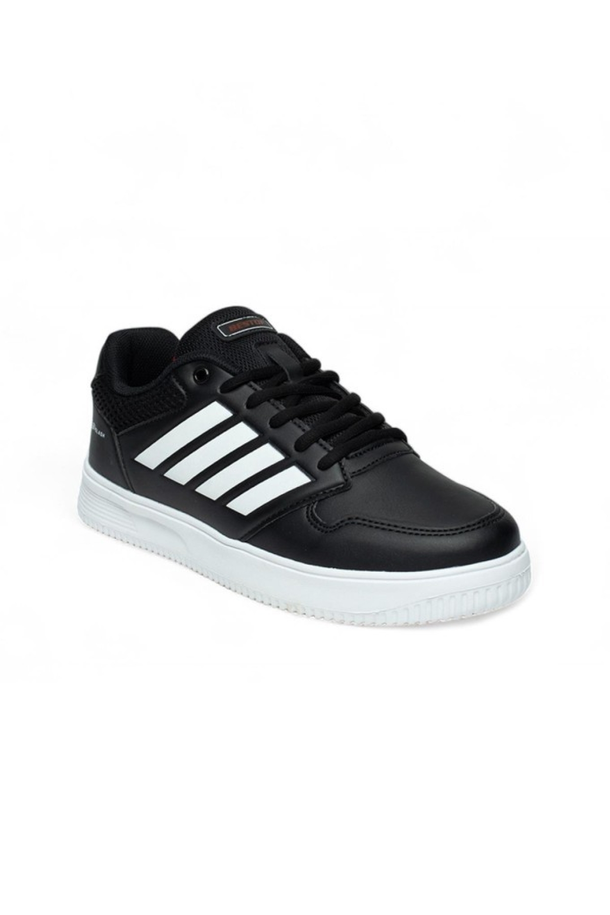 Best Of 074-25 Deri Slash Anatomik Sneaker Siyah Beyaz 36-40 - Görsel 2