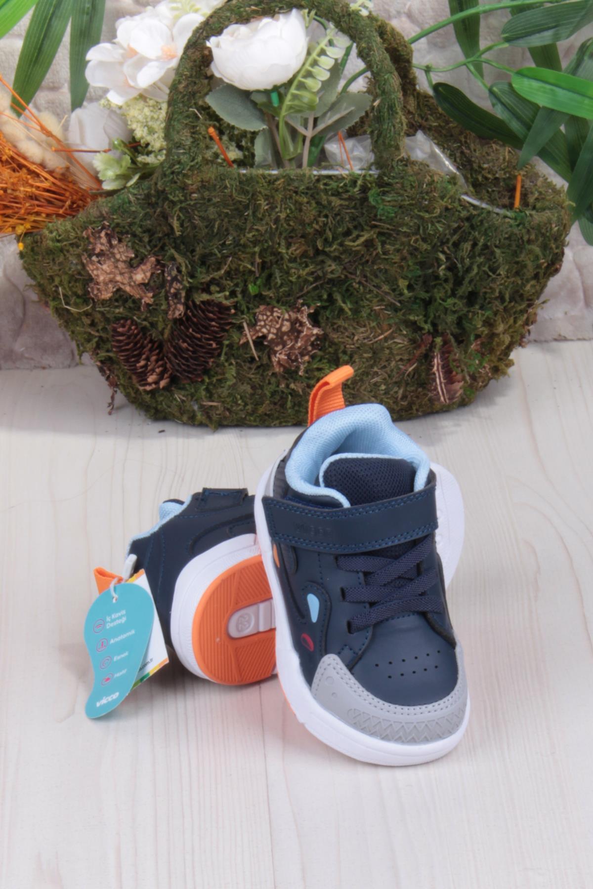 946.B25K.439 Lacivert Nita Rahat Hafif Erkek Çocuk Bot - Görsel 5