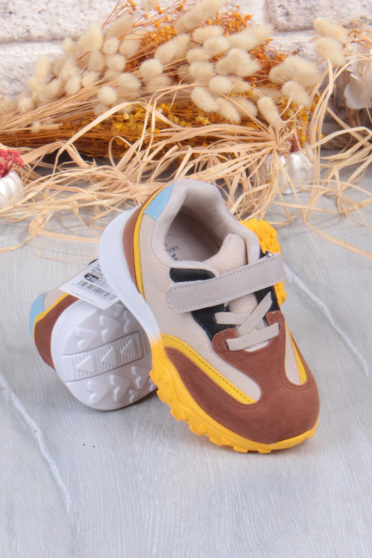 346.P25K.253 Surf Bej Rahat Erkek Çocuk Ayakkabı - Görsel 5