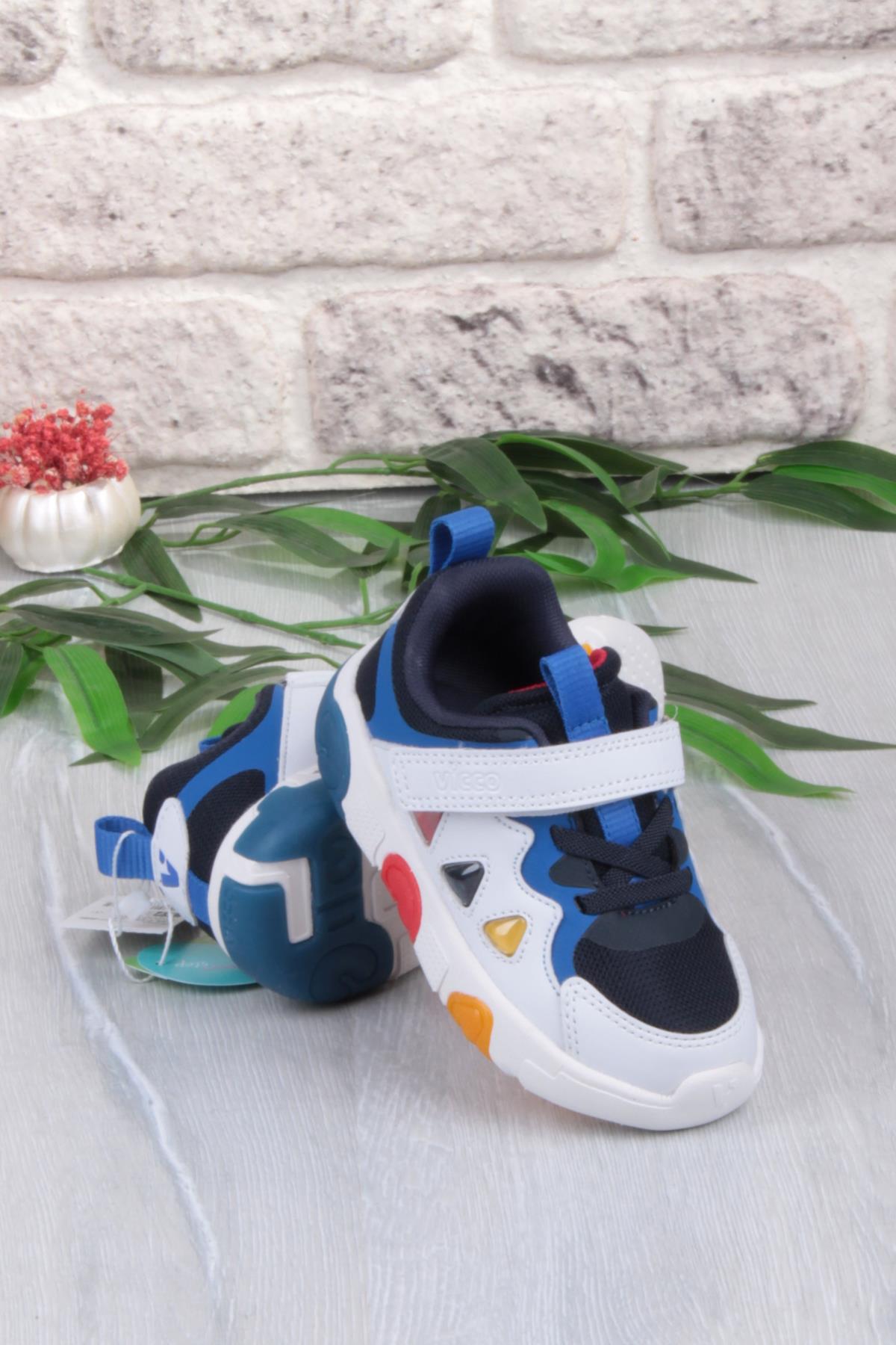 346.B25K.209 Phonex Lacivert Işıklı Erkek Çocuk Ayakkabı - Görsel 5