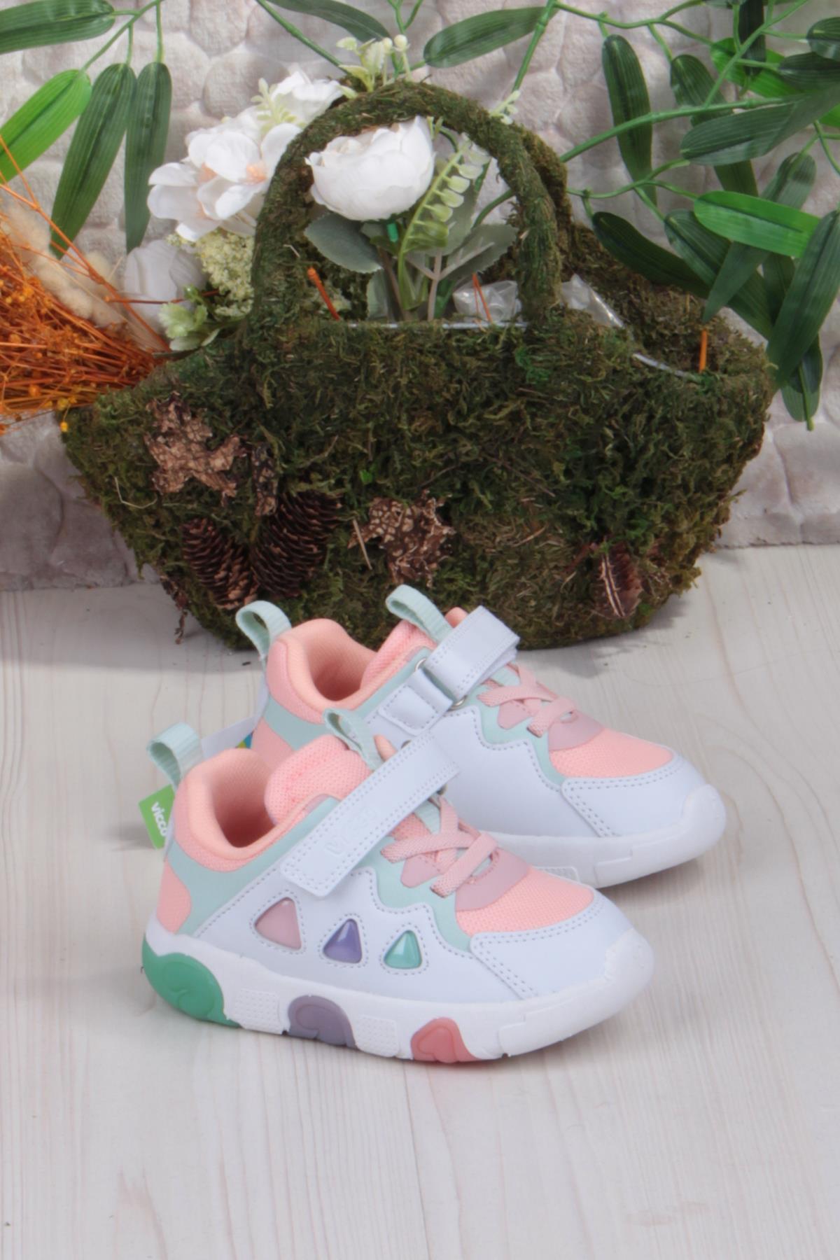 346.P25K.209 Phonex Pudra Işıklı Kız Çocuk Ayakkabı - Görsel 2