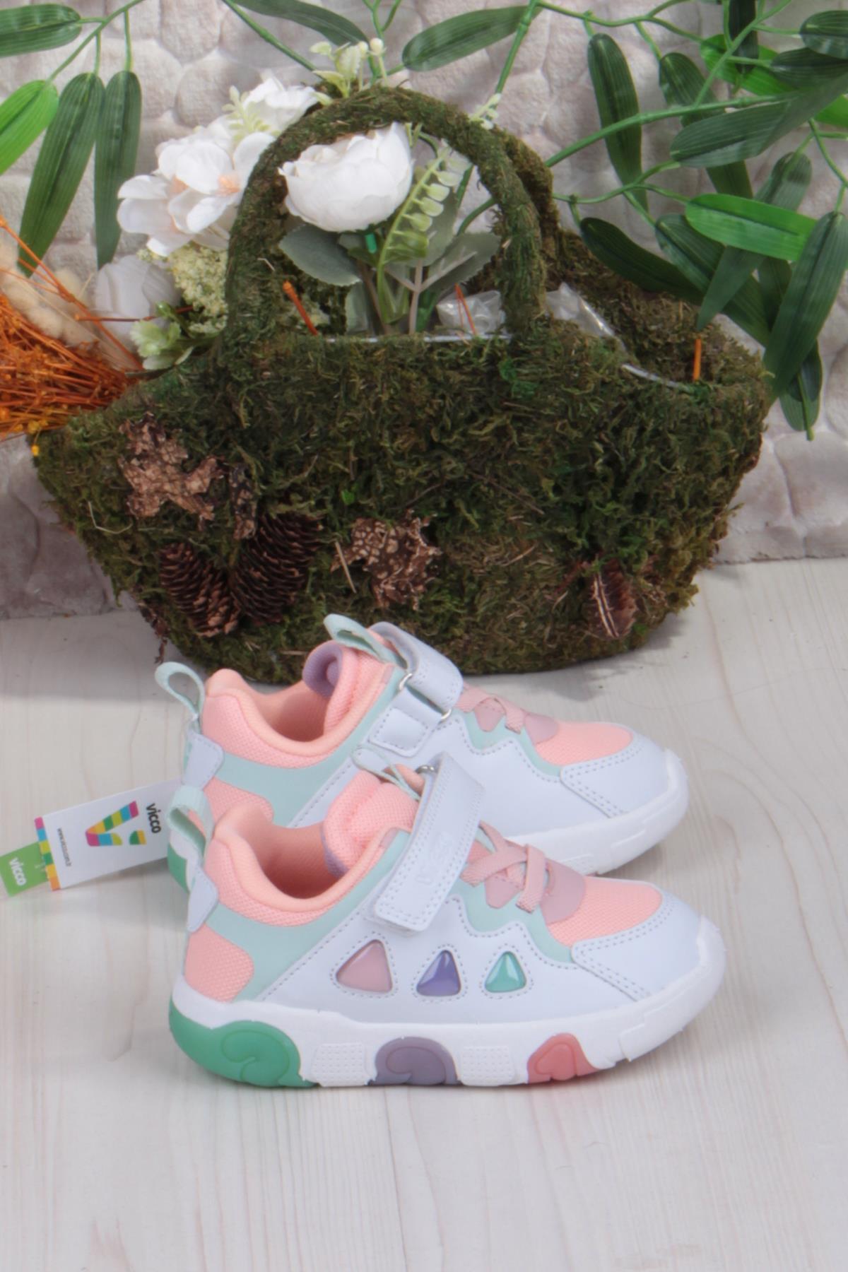 346.P25K.209 Phonex Pudra Işıklı Kız Çocuk Ayakkabı - Görsel 3