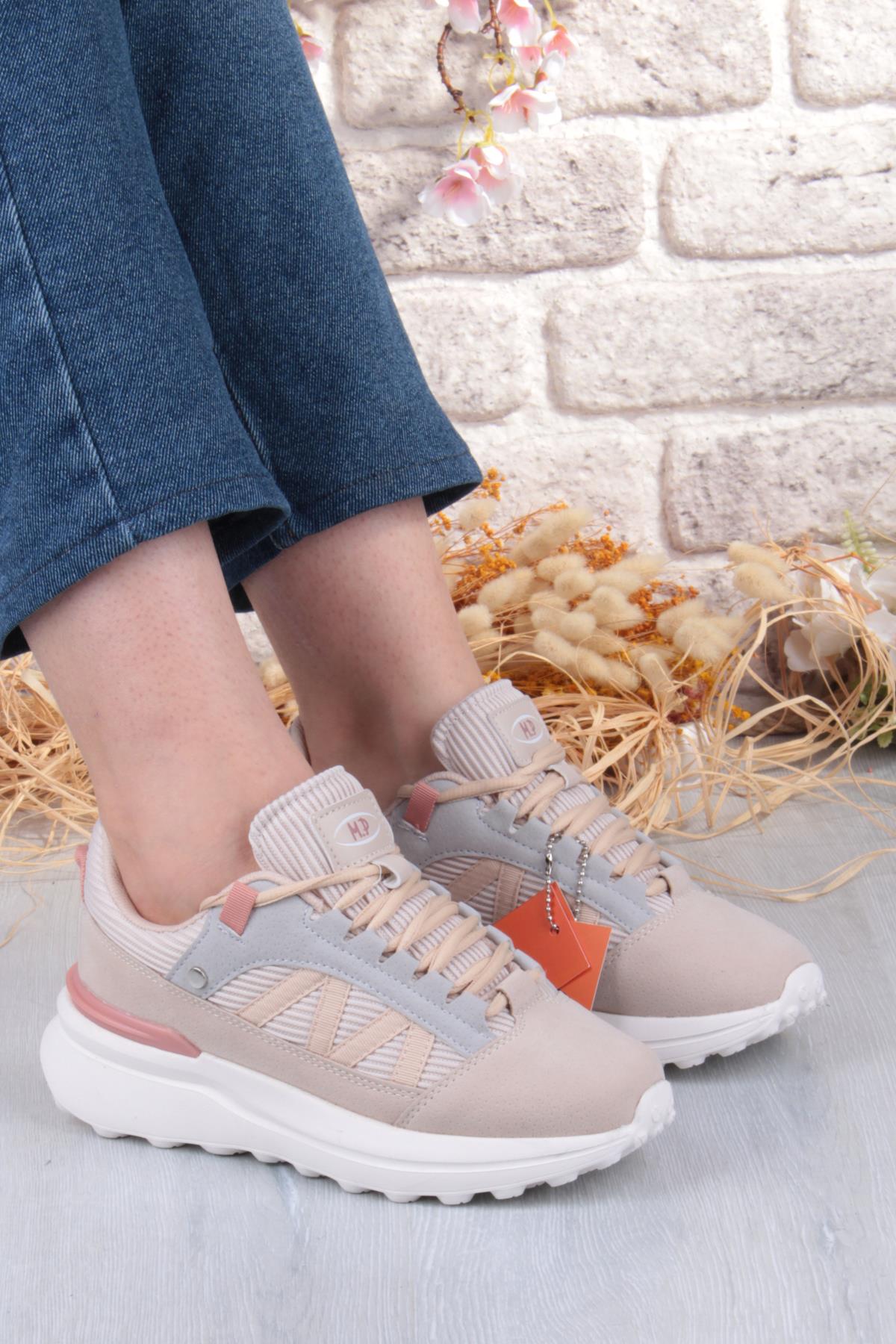 252-6054 Rahat Hafif Orijinal Ürün Kadın Spor Ayakkabı - Görsel 2