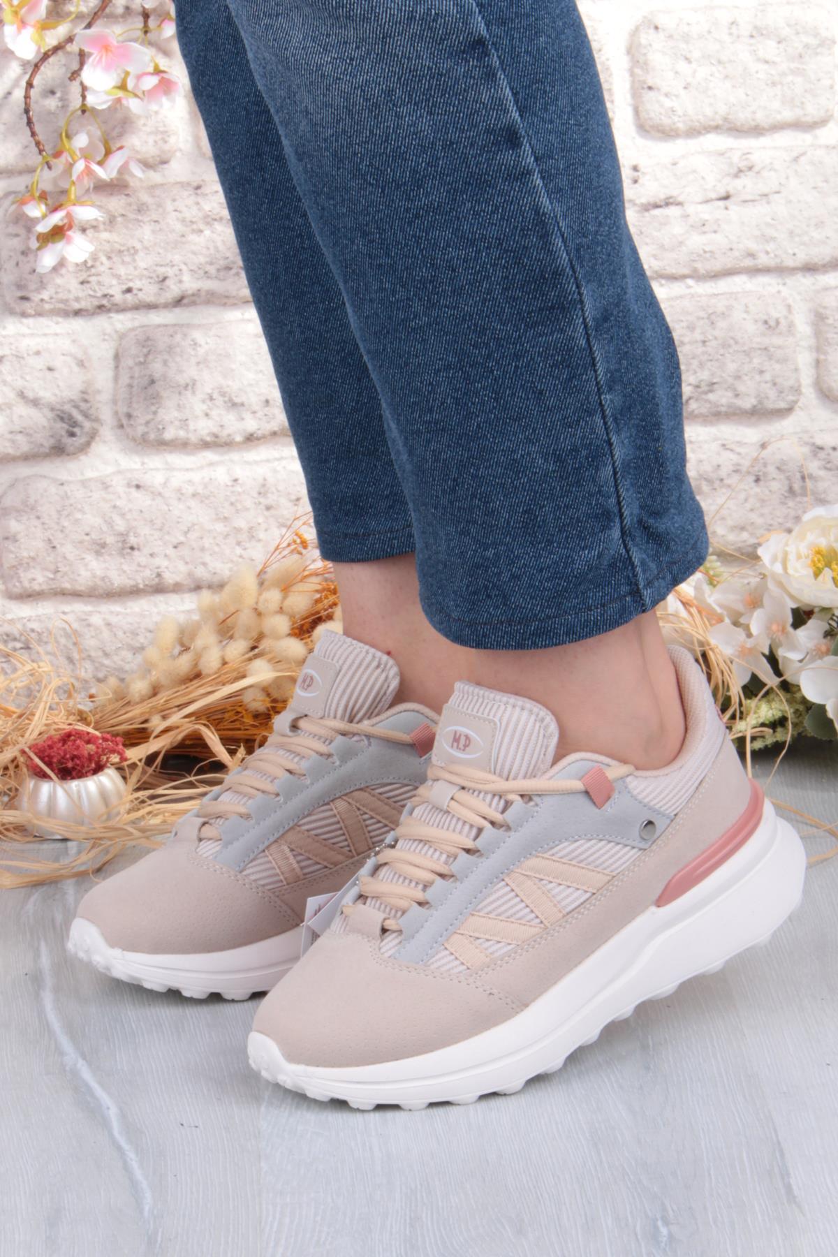 252-6054 Rahat Hafif Orijinal Ürün Kadın Spor Ayakkabı - Görsel 3