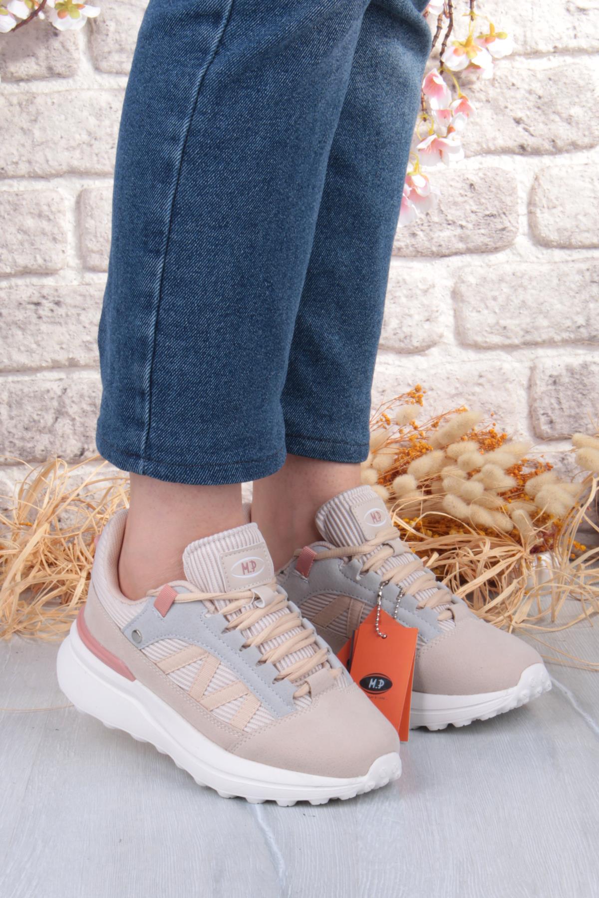 252-6054 Rahat Hafif Orijinal Ürün Kadın Spor Ayakkabı - Görsel 4