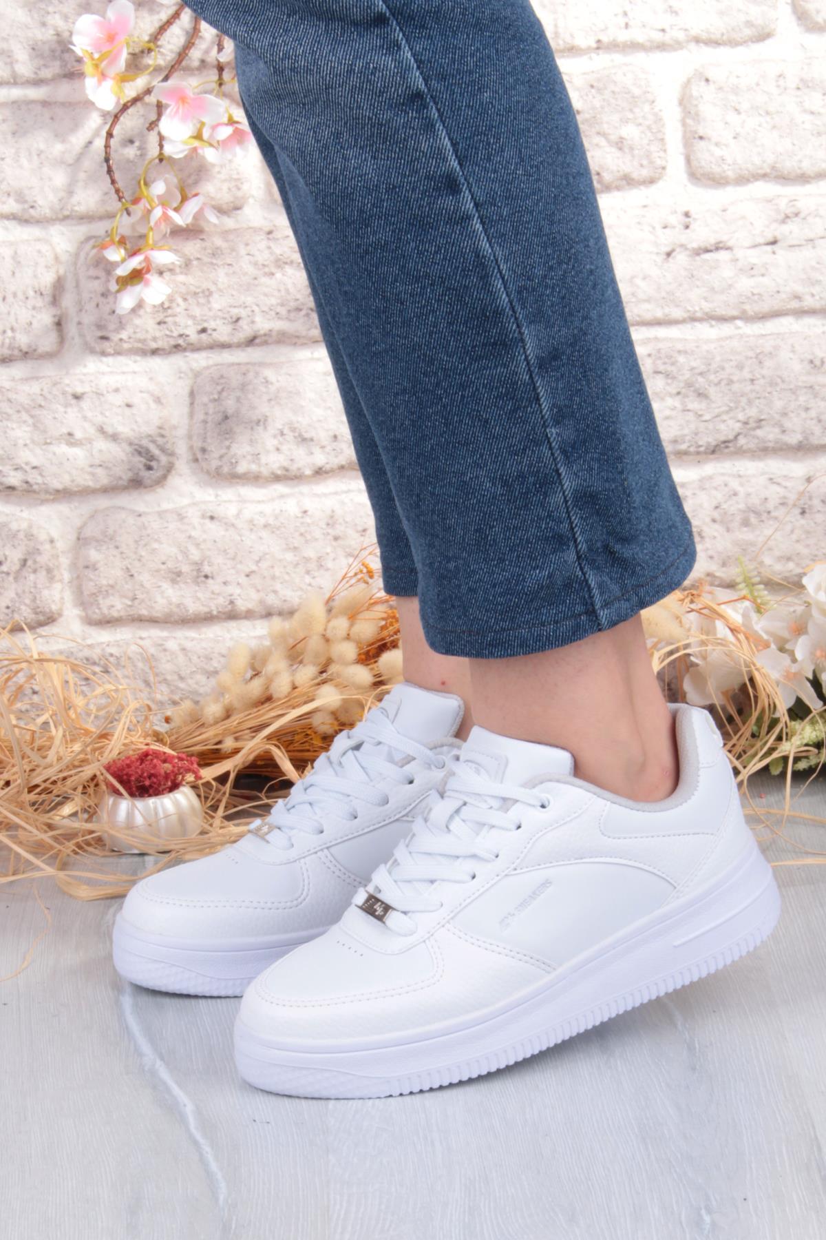 252 6049 Rahat Hafif Orijinal Ürün Kadın Sneaker Spor Ayakkabı - Görsel 3