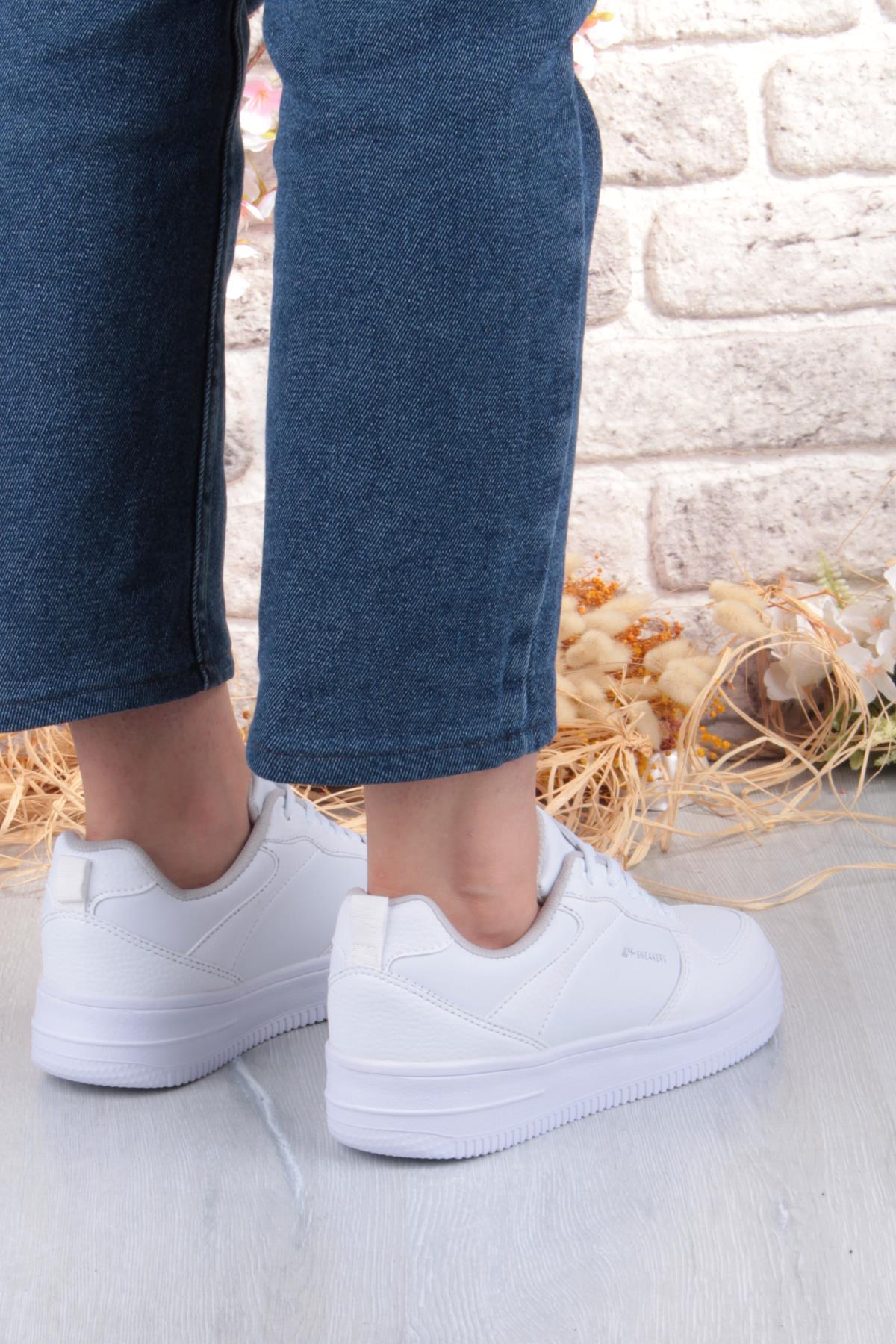 252 6049 Rahat Hafif Orijinal Ürün Kadın Sneaker Spor Ayakkabı - Görsel 5