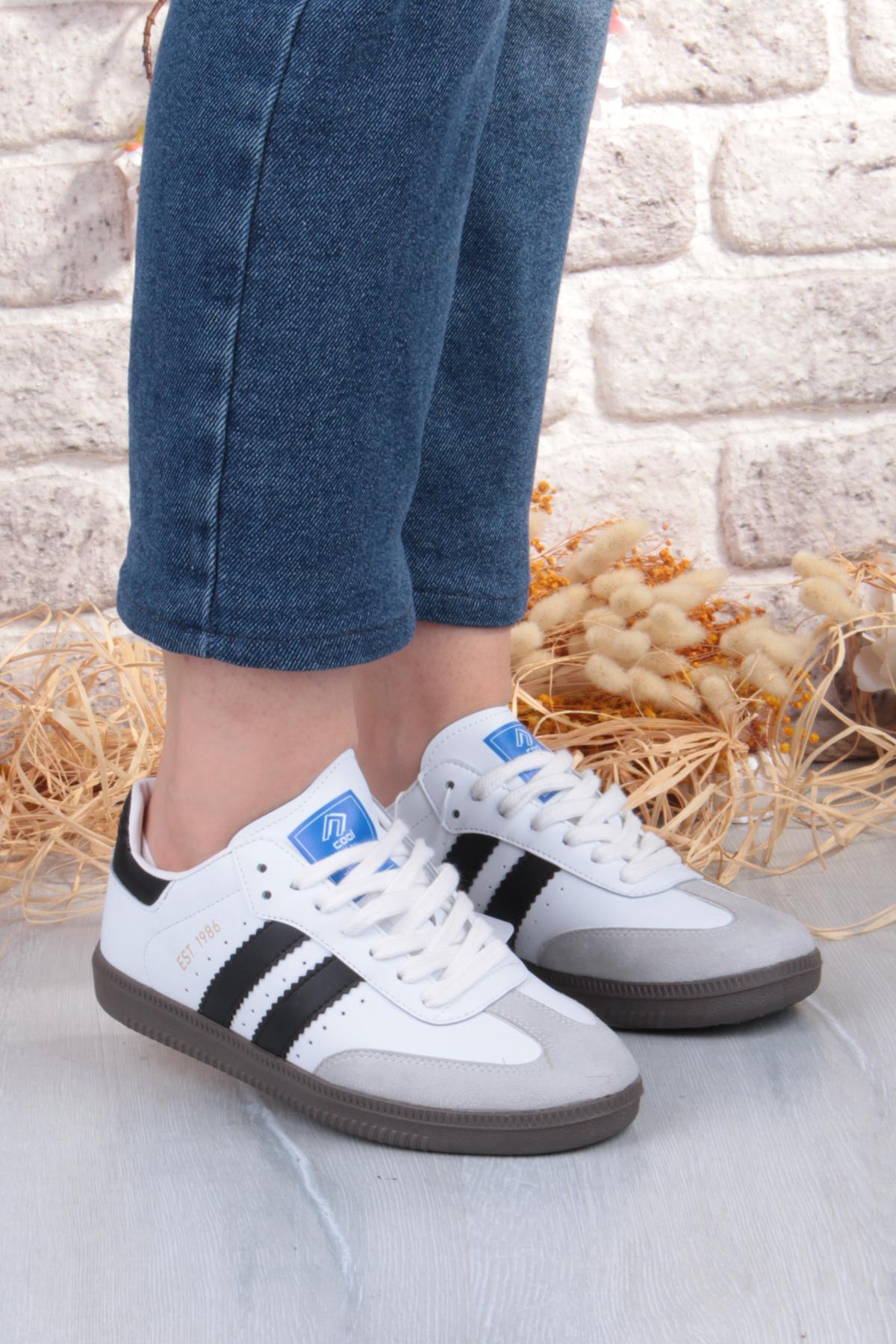 Cool Angola Rahat Esnek Kadın Sneaker Ayakkabı - Görsel 4