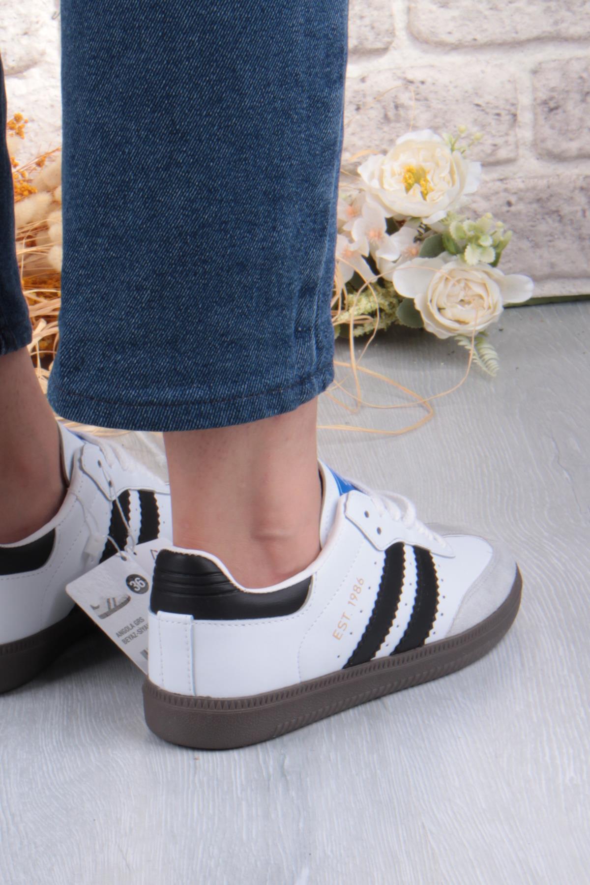 Cool Angola Rahat Esnek Kadın Sneaker Ayakkabı - Görsel 5