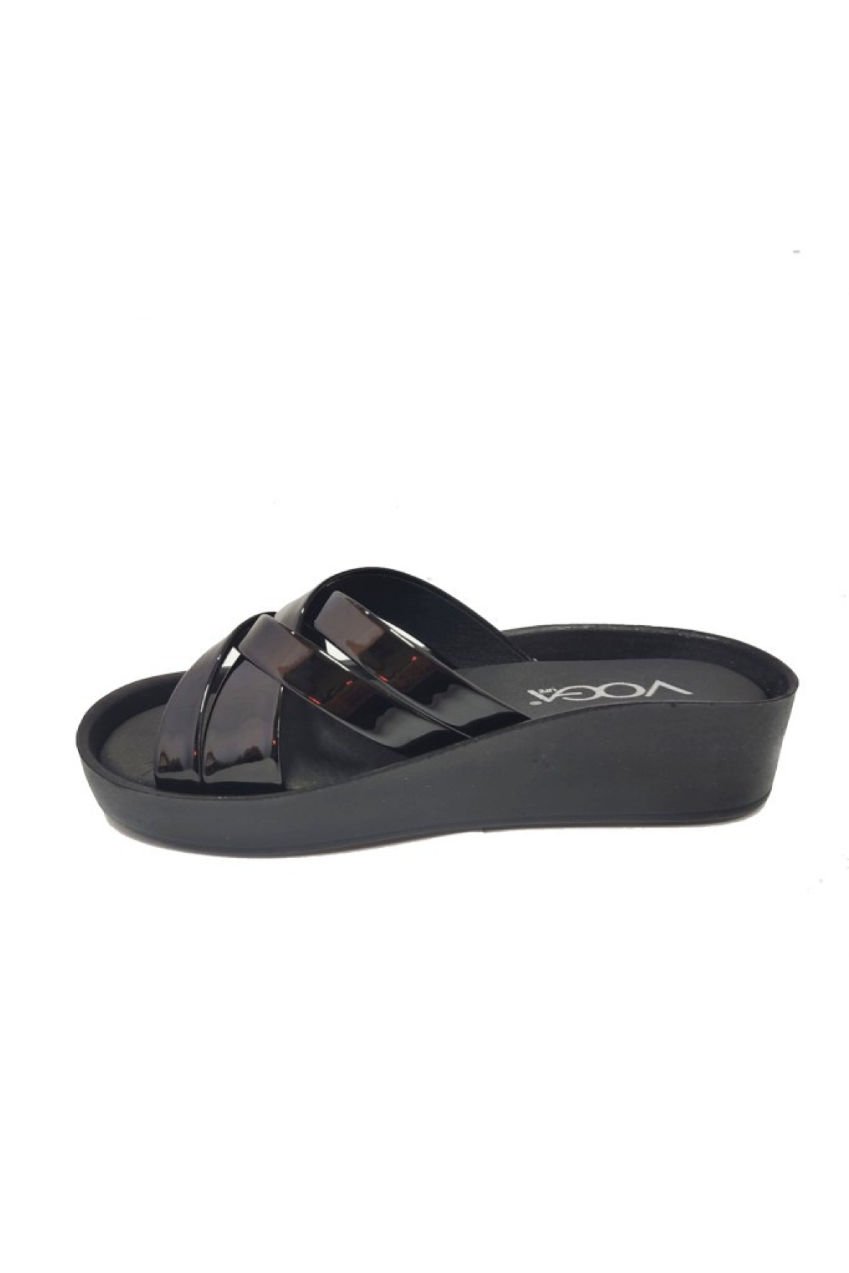 1404-25 Rugan Dolgu Topuk Ahtapot Kadın Terlik - Görsel 3