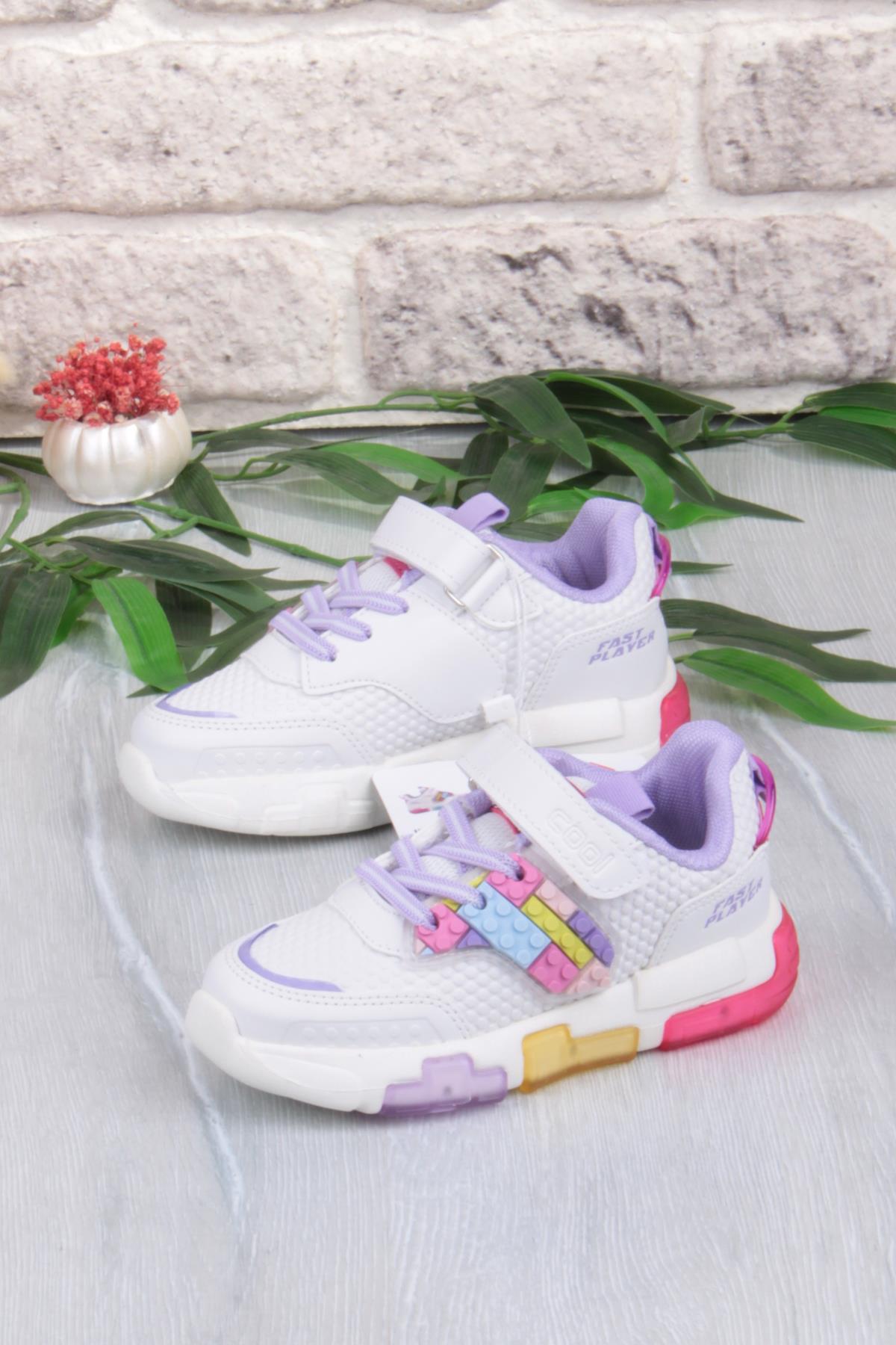 Cool Heros Rahat Logo Desenli Işıklı Kız Çocuk Ayakkabı - Görsel 4